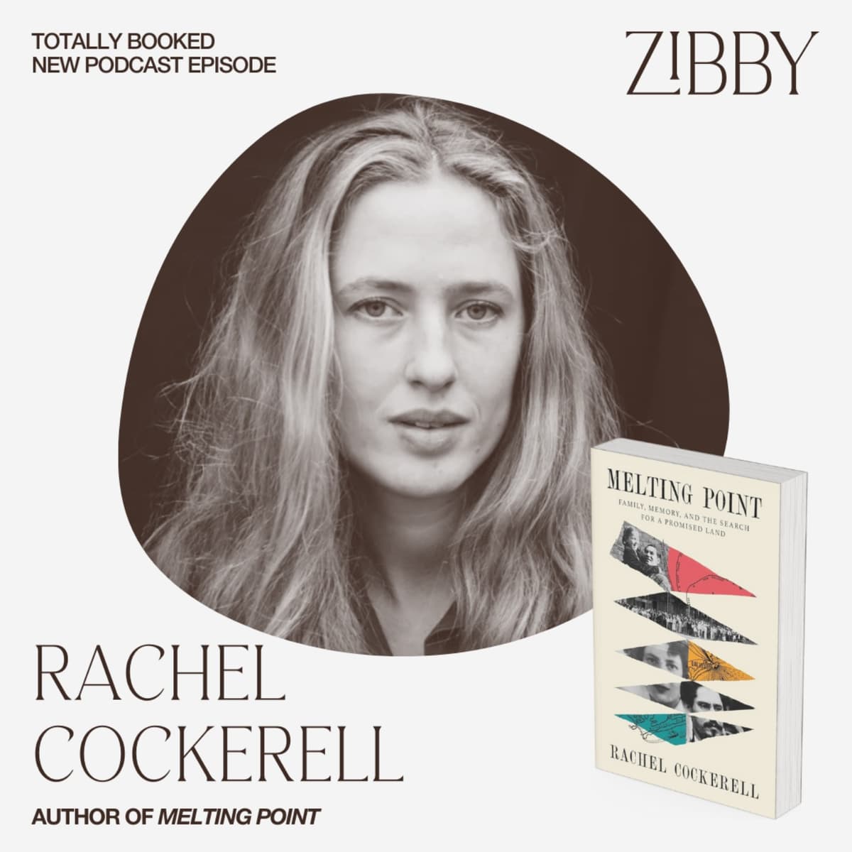 Rachel Cockerell, MELTING POINT: Family, Memory, and the Search for a Promised Land - Totally Booked with Zibby cover
