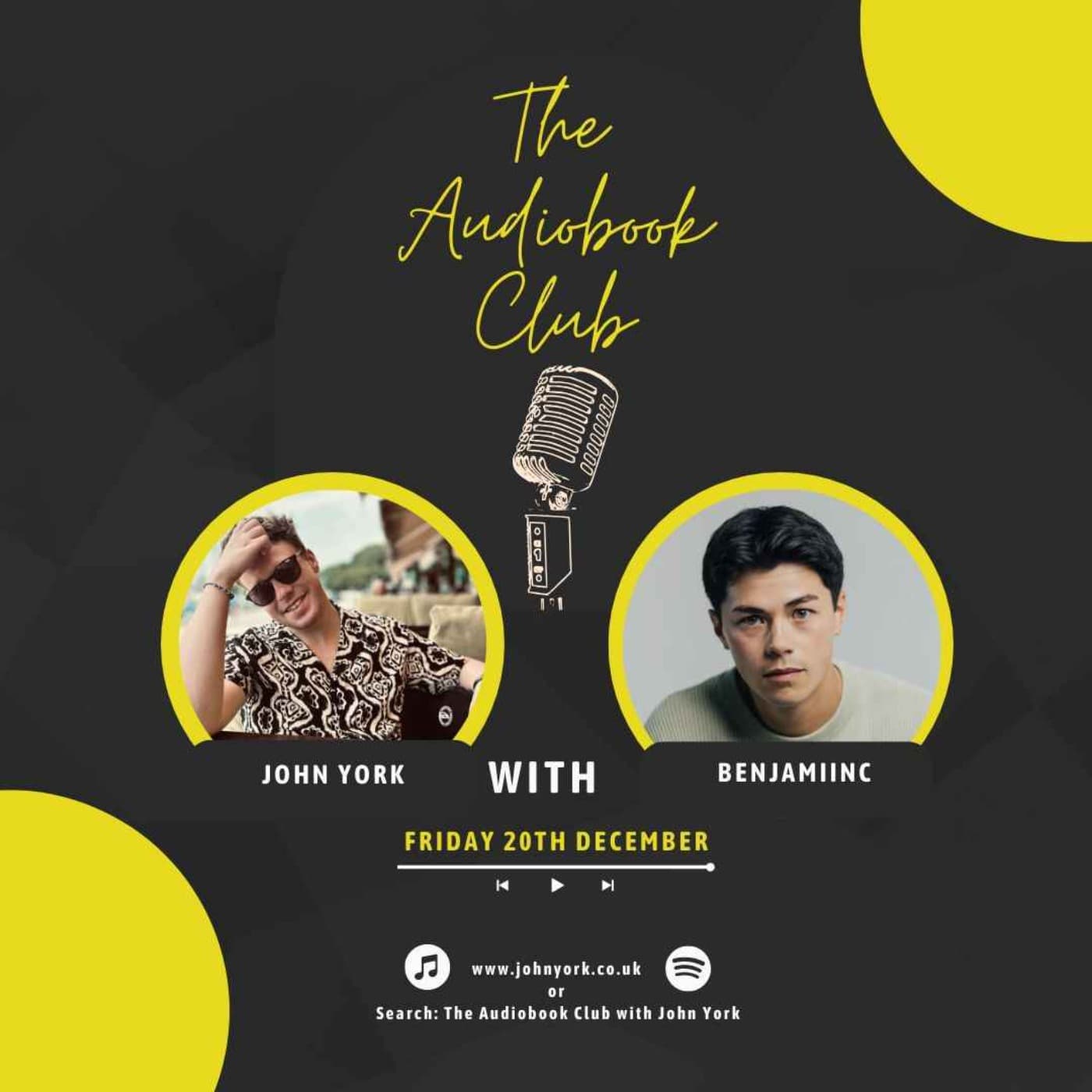 BenjamiinC | Actor & Quinn Creator - The Audiobook Club with John York cover