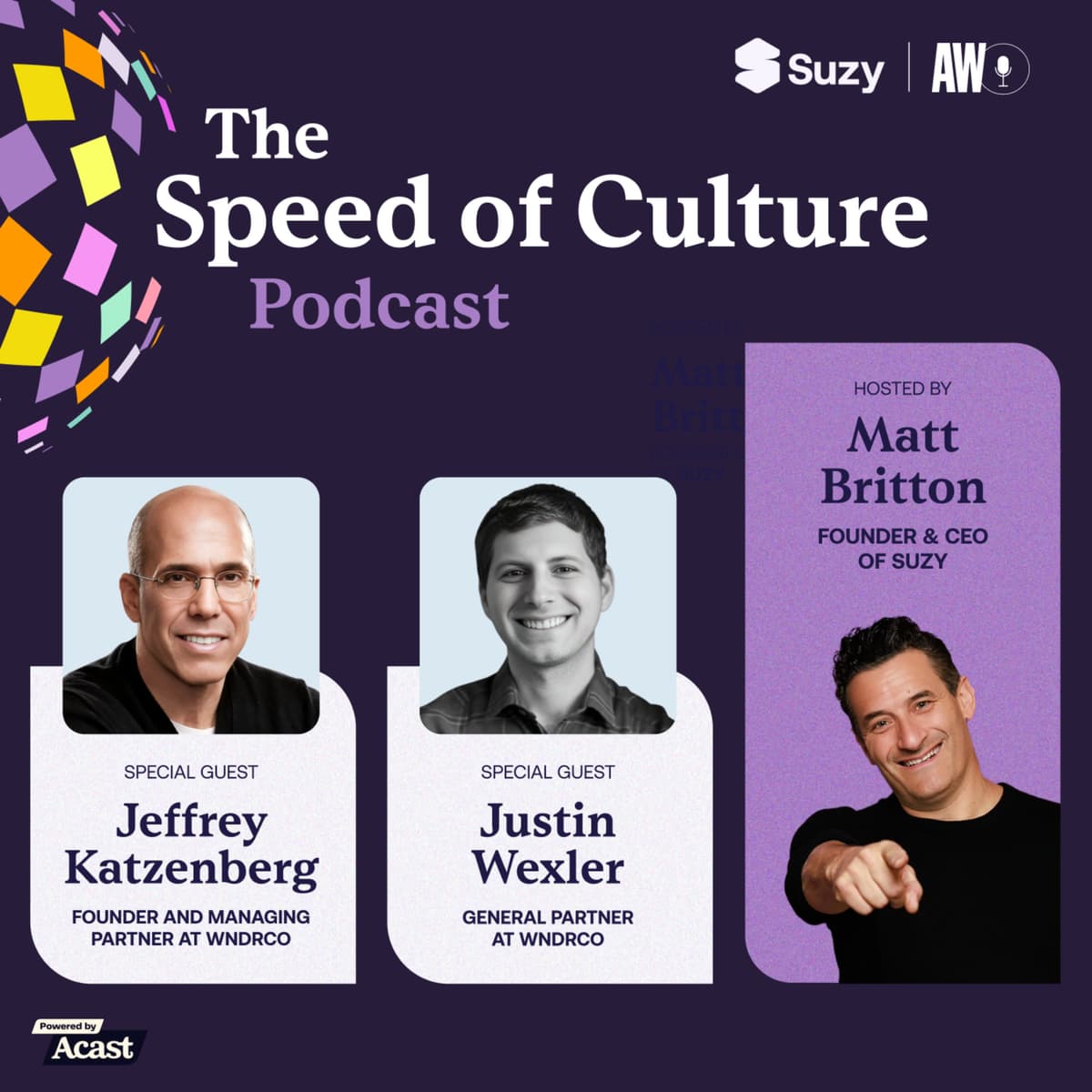 How Jeffrey Katzenberg & Justin Wexler Are Investing in the Future of Enterprise with WndrCo - The Speed of Culture Podcast cover