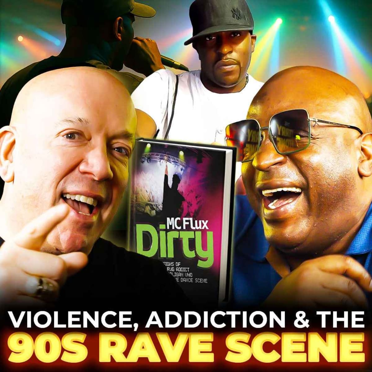 107: MC Flux: VIOLENCE, ADDICTION & THE 90'S RAVE SCENE - The Criminal Connection Podcast cover