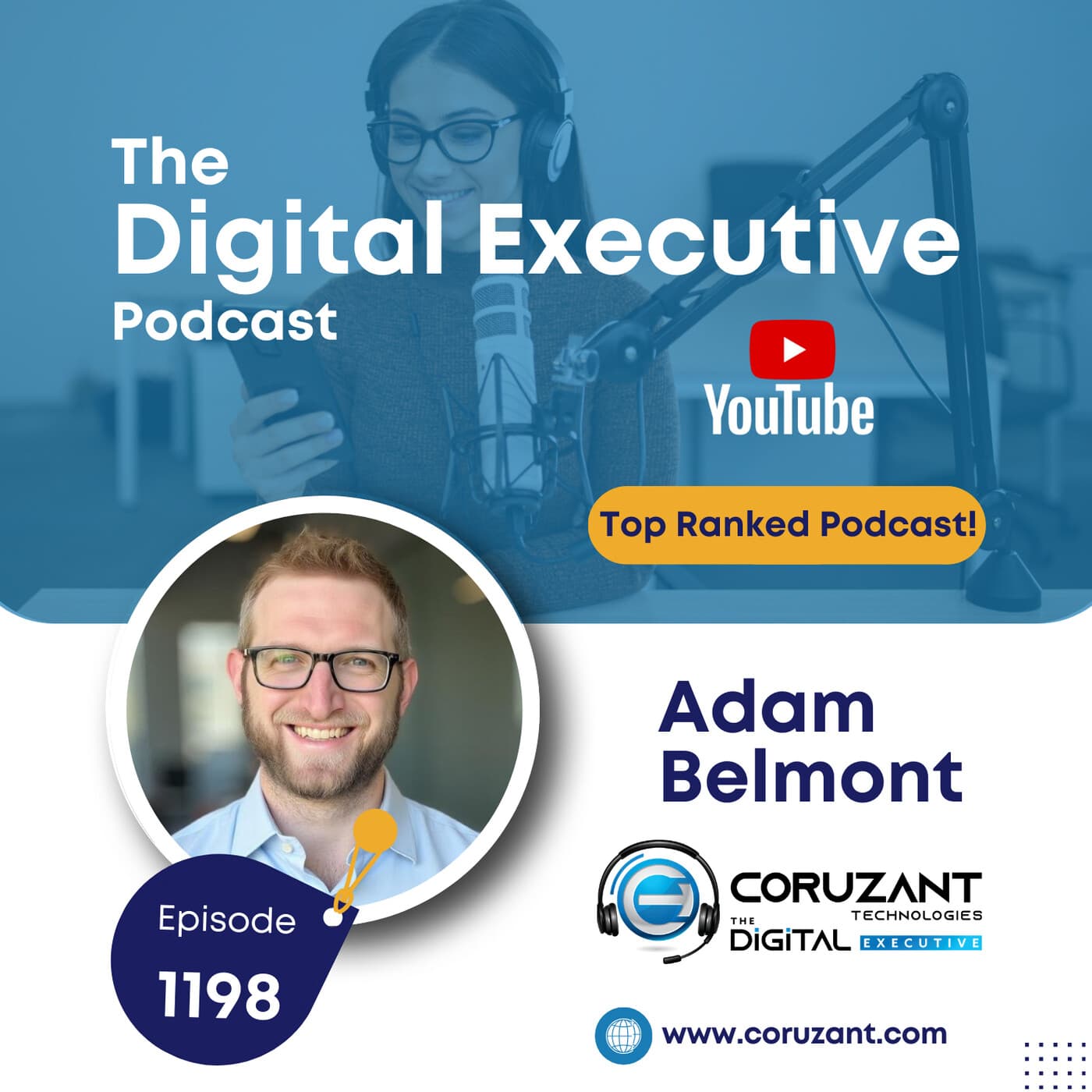 Adam Belmont on: Human-First PR Wins | Ep1198 - The Digital Executive cover