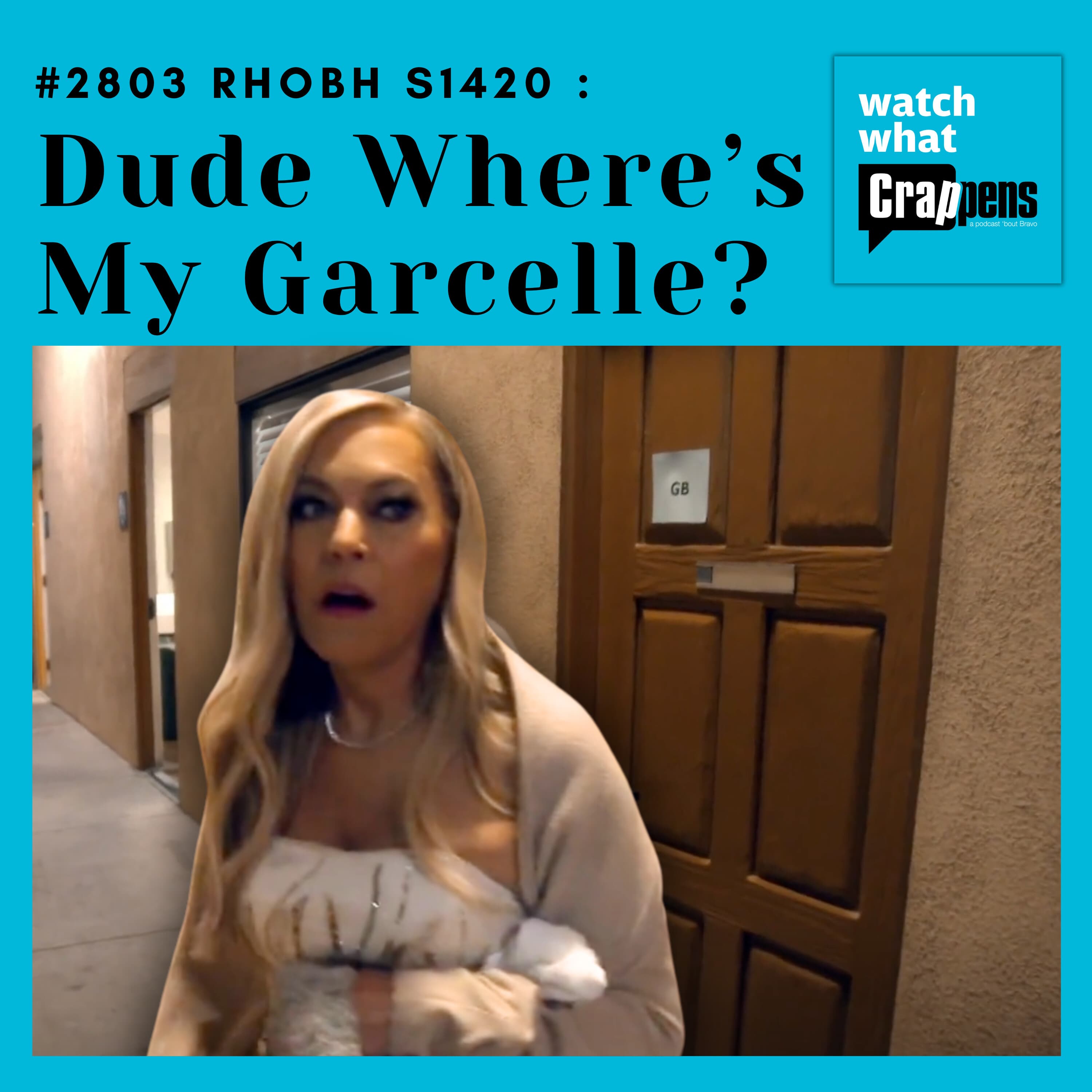 #2803 RHOBH S1420 : Dude Where’s My Garcelle? - Watch What Crappens cover