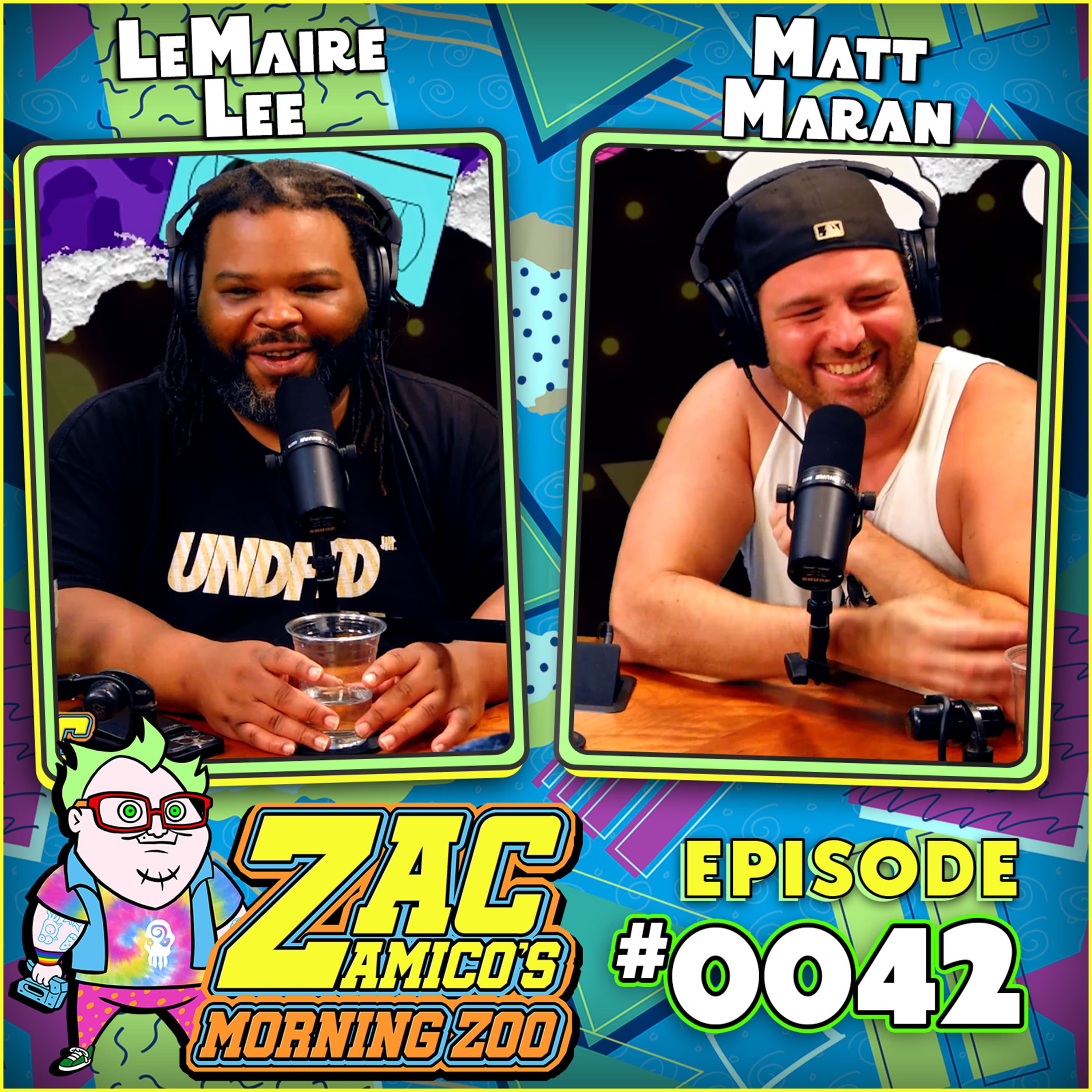 0042. LeMaire Lee and Matt Maran - Zac Amico's Morning Zoo cover