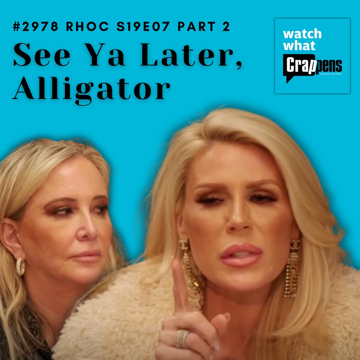#2978 RHOC S19E07 Part 2: See Ya Later, Alligator - Watch What Crappens cover