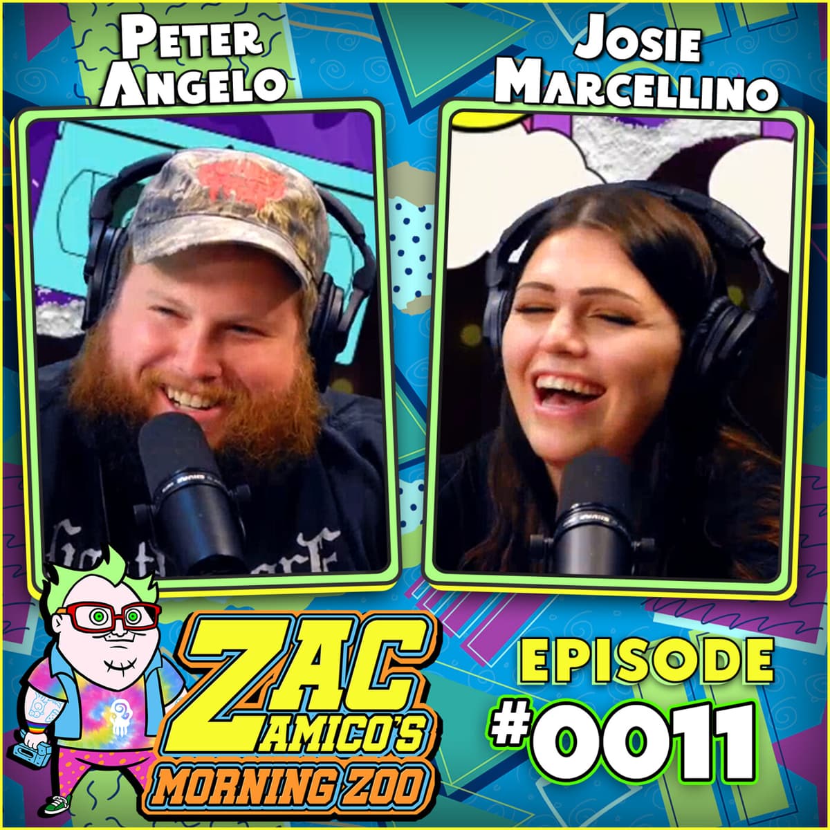 0011. Peter Angelo and Josie Marcellino - Zac Amico's Morning Zoo cover