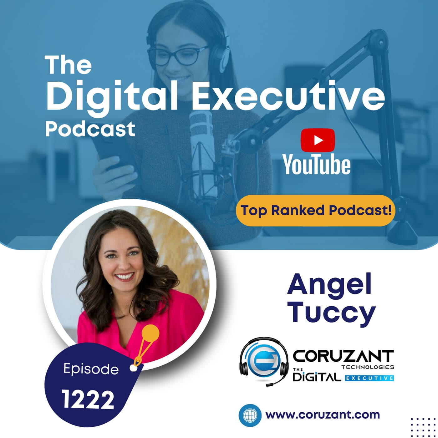 Angel Tuccy: Turn Your Voice Into Visibility | Ep 1222 - The Digital Executive cover