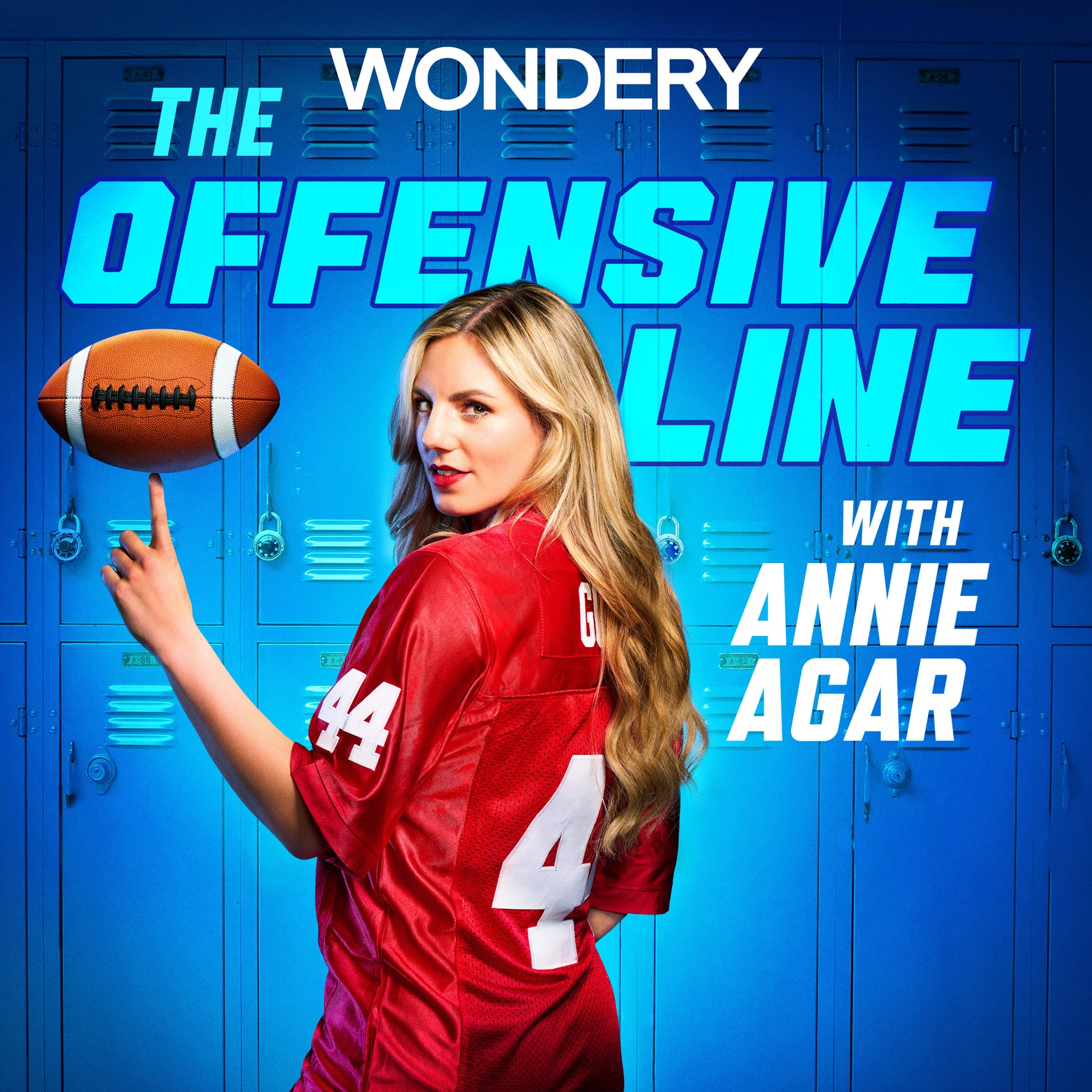 The Offensive Line with Annie Agar cover