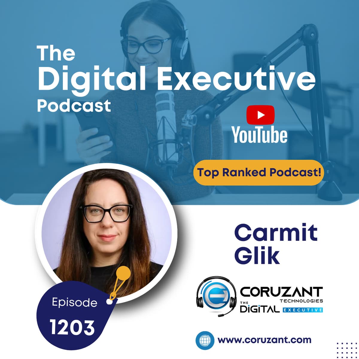 Carmit Glik on: Future of Digital Logistics | Ep 1203 - The Digital Executive cover