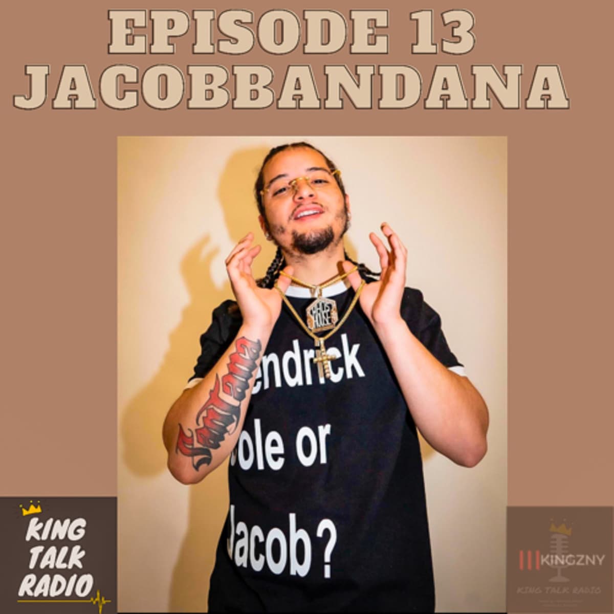 Episode 13. Jacob Bandana - King talk radio cover