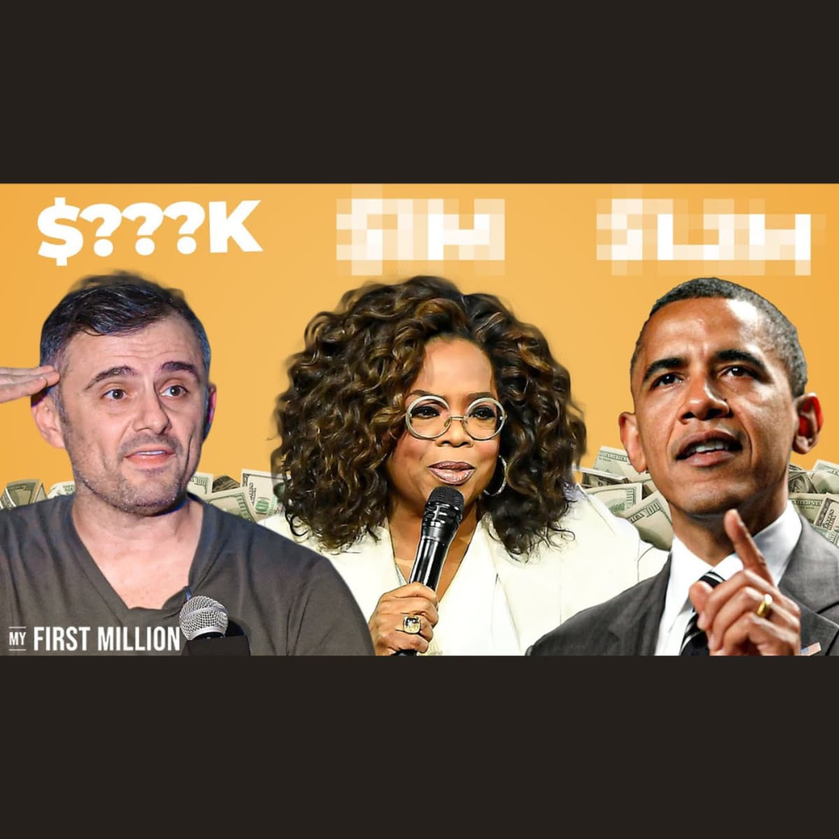 How Much GaryVee, Obama, And Oprah Make From A Speaking Gig - My First Million Clips cover