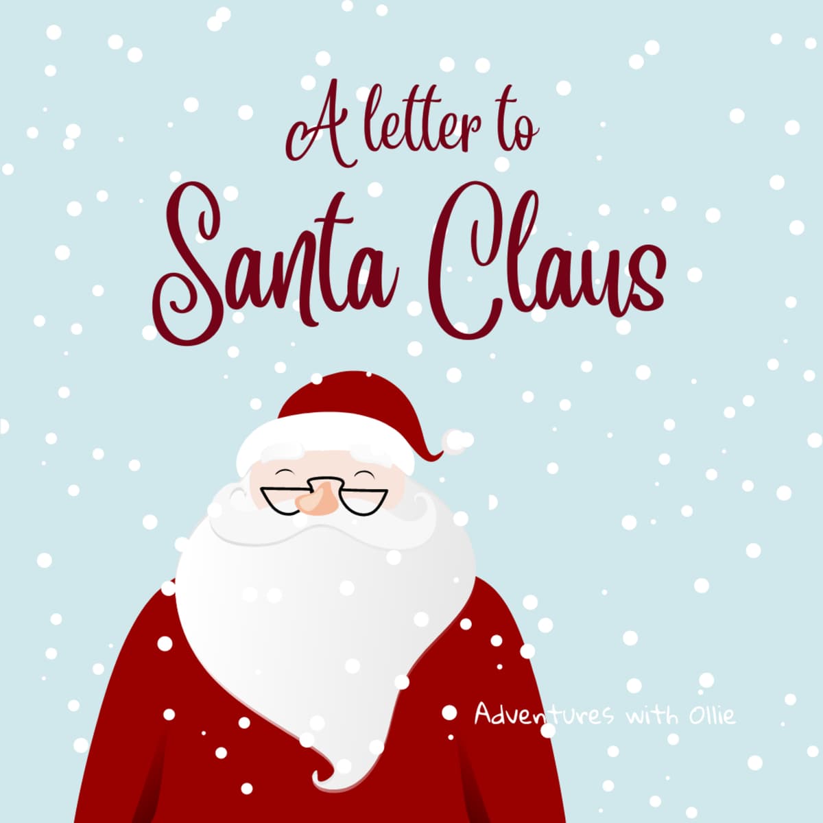 A letter to Santa Claus - Short Stories for Kids – Adventures with Ollie cover