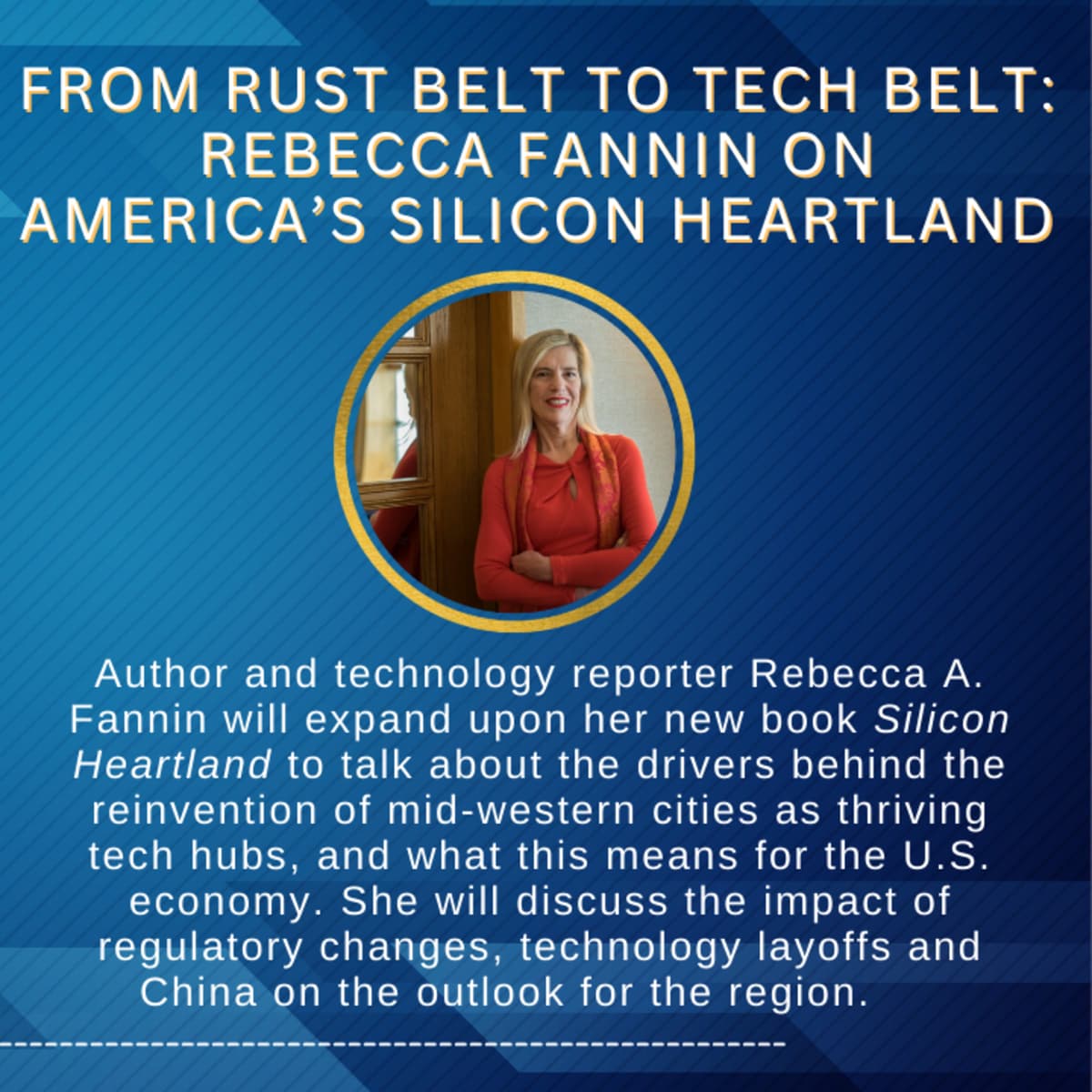 America's Silicon Heartland #FPABriefings with Rebecca Fannin - Foreign Press Association USA cover