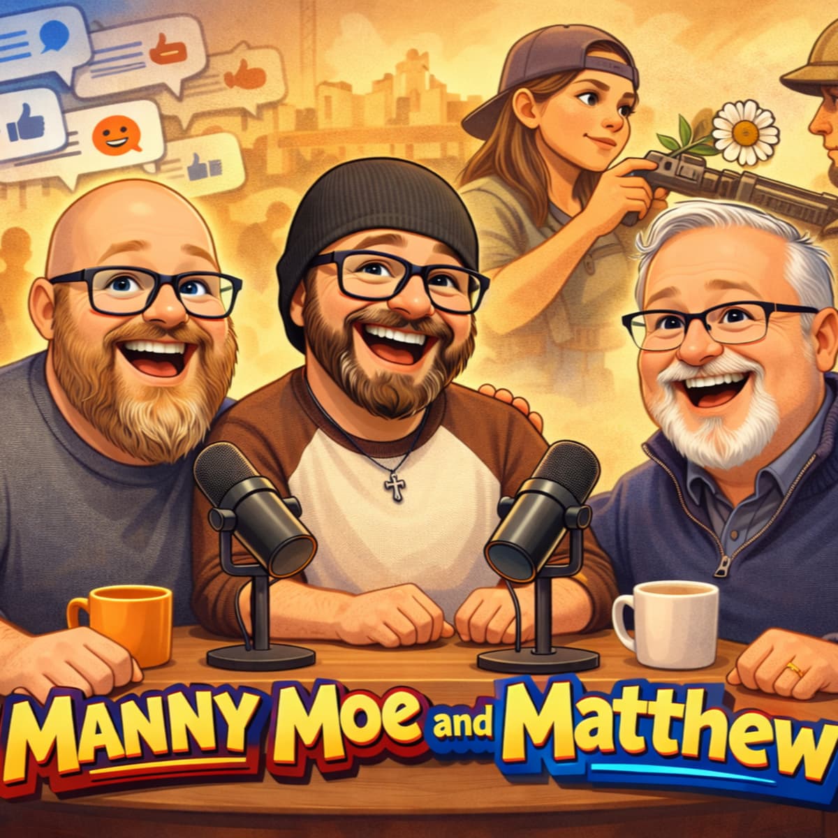 Manny, Moe, and Matthew 5 - The RevCast cover