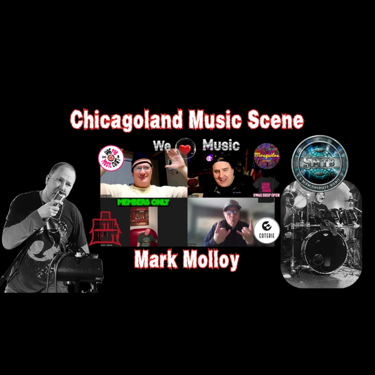 Mark Molloy 🥁 Vegas Showrooms, 15 Drum Kits & Tesla Tribute | Hogpod Chicago Local Music Podcast - H.O.G. POD: Chicagoland Hyper Local Music Scene cover