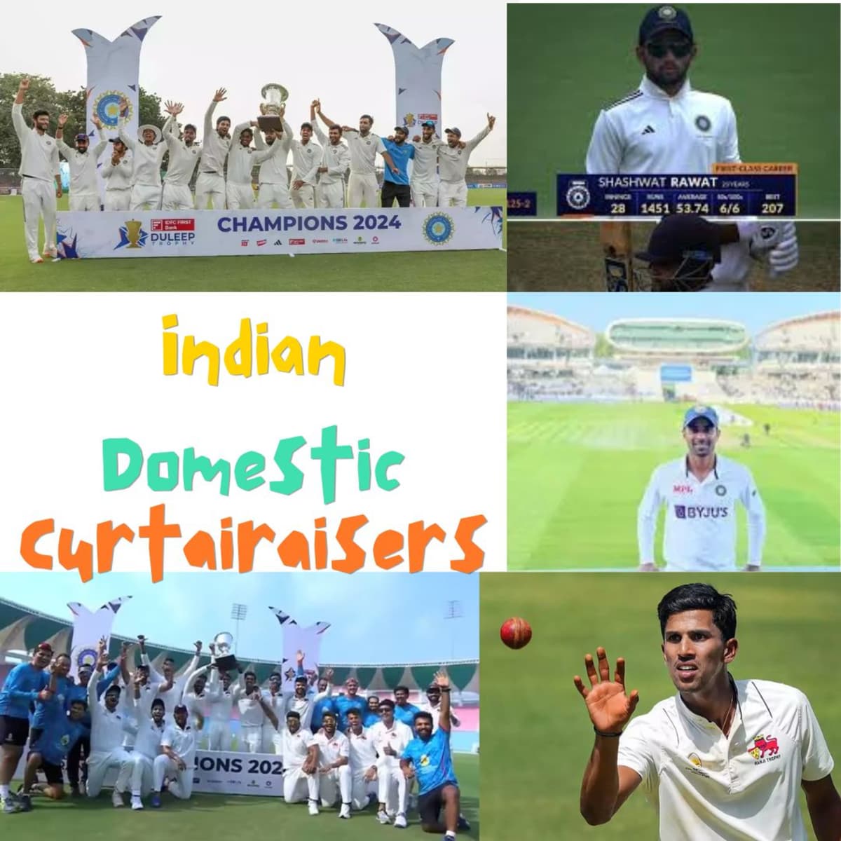 India Domestic Curtain Raiser - From The Pavilion End... cover