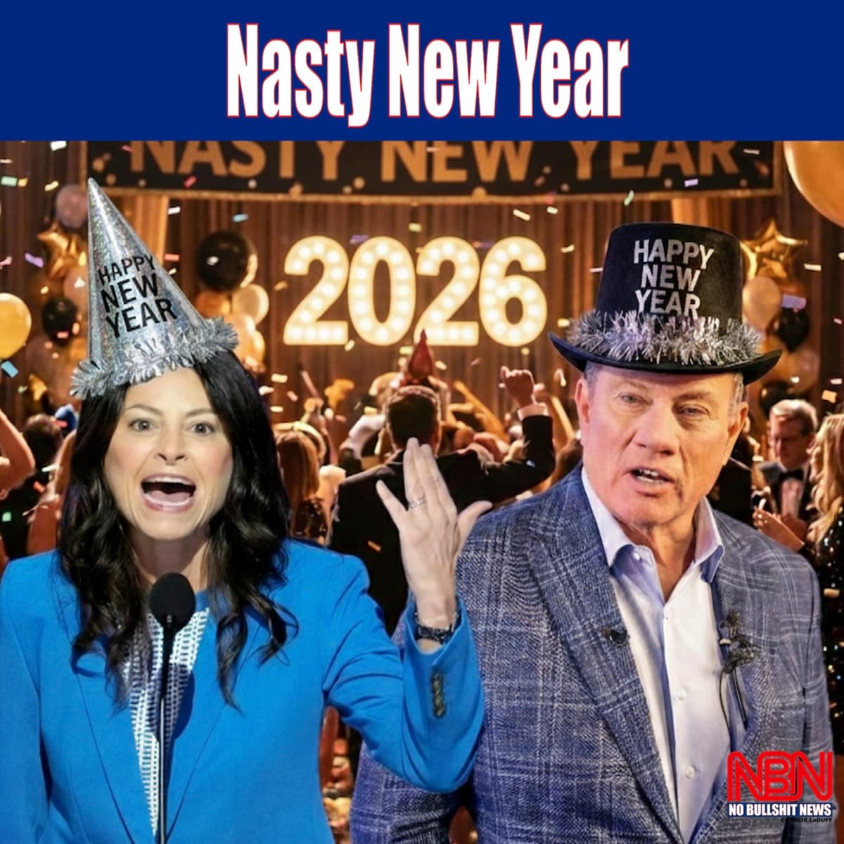 Nasty New Year - No BS Newshour with Charlie LeDuff cover