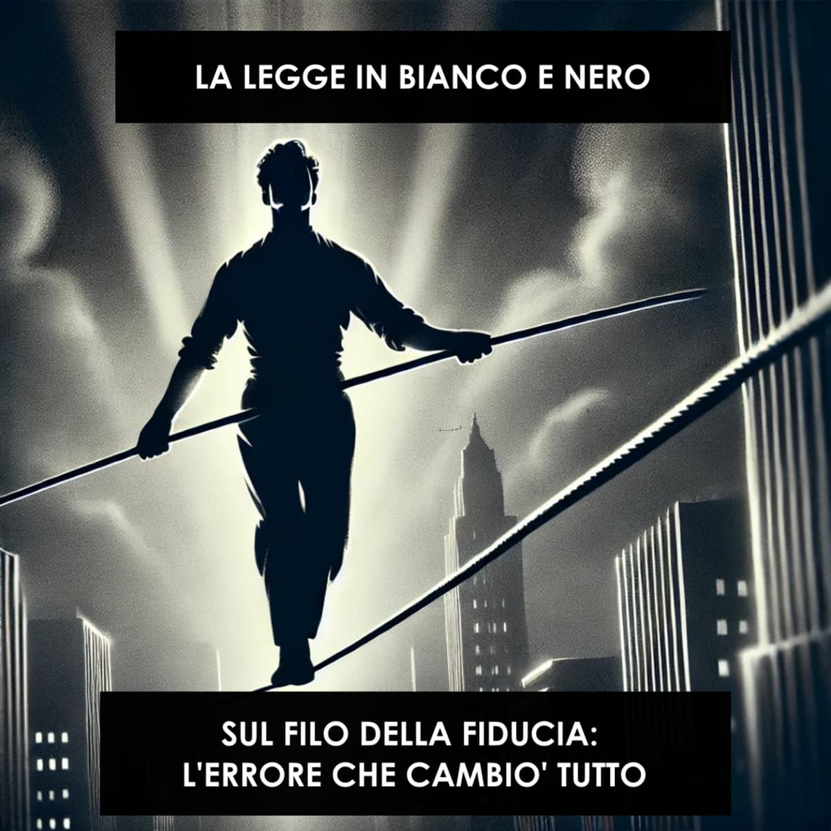 Sul filo della fiducia: l'errore che cambiò tutto - LA LEGGE IN BIANCO E NERO cover