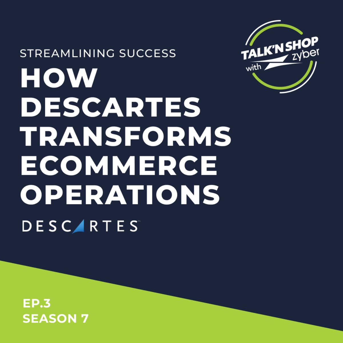Streamlining Success: How Descartes Transforms Ecommerce Operations - Talk'n Shopify with Zyber - eCommerce cover