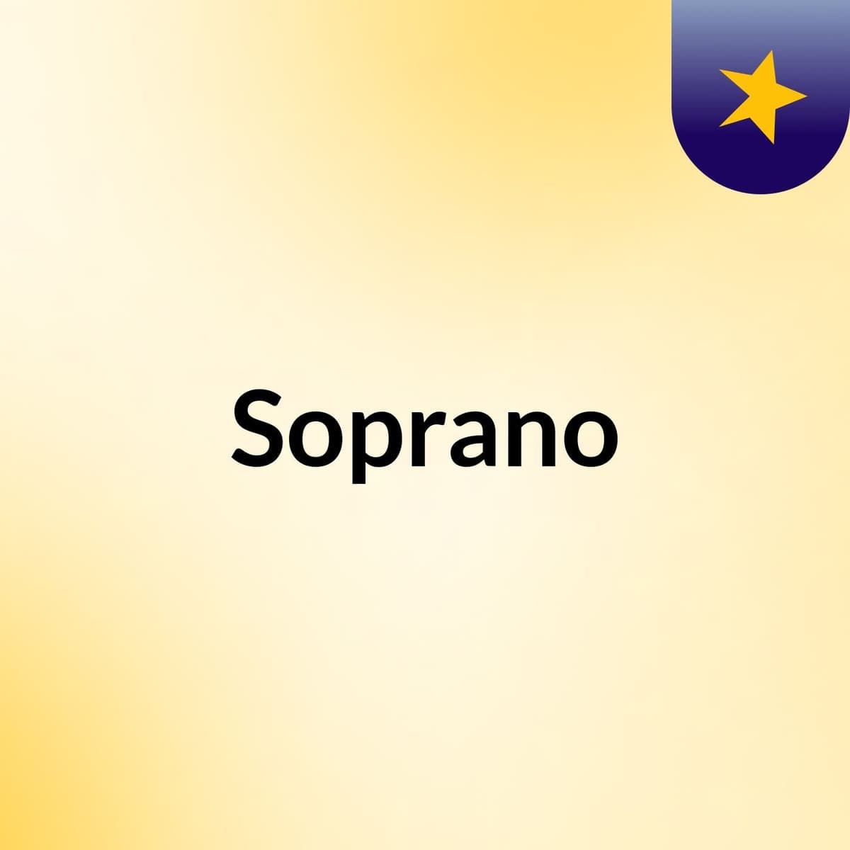 Sopranos - Soprano cover