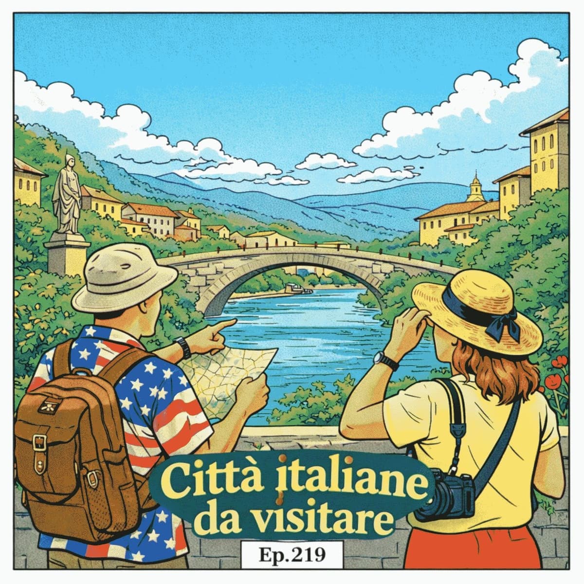 Ep. 219 - trenta città da visitare (pt 1) 🇮🇹 Luisa's Podcast - 2LIP - Learn Italian with Luisa 🌷 cover