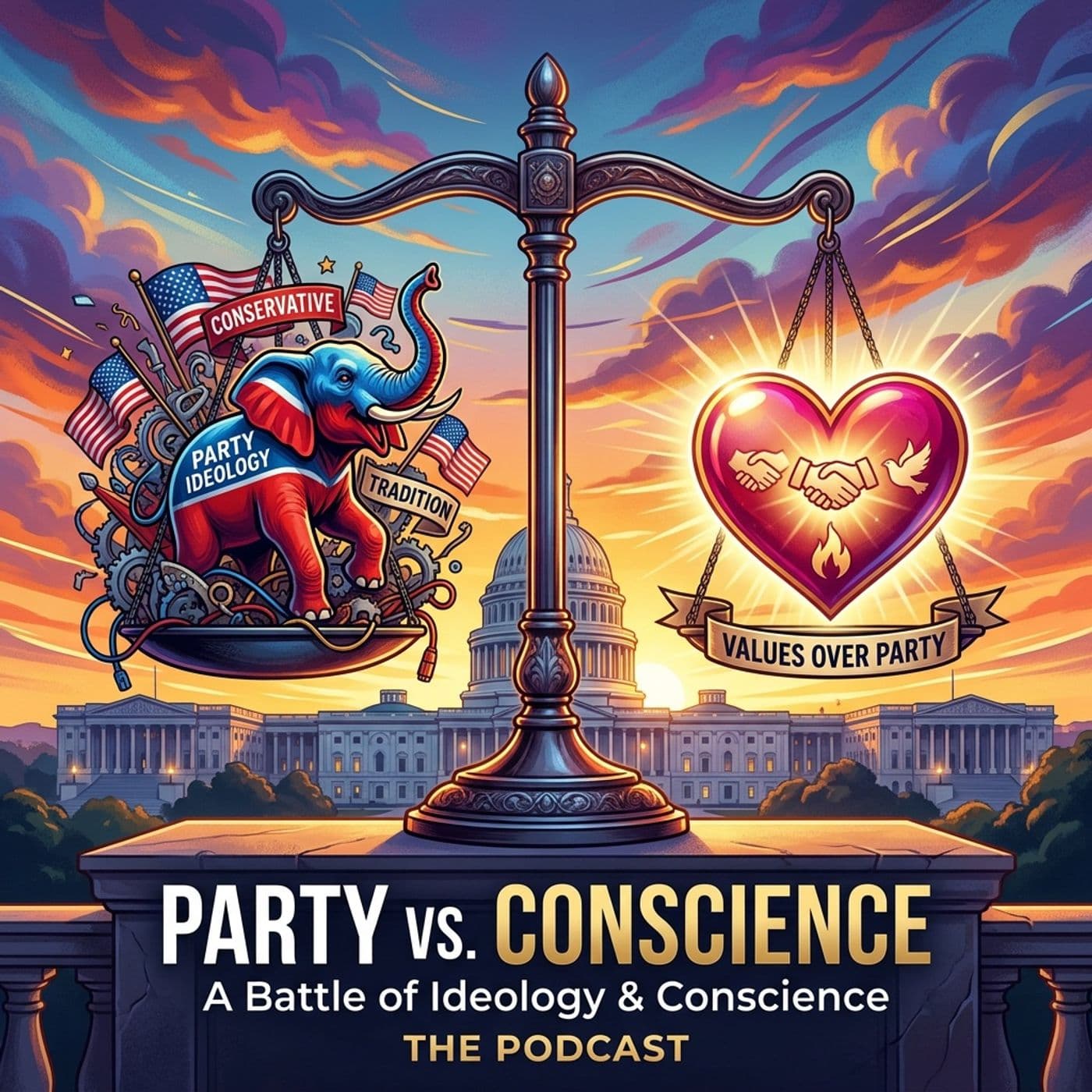 Crossing the Aisle_ Republicans Breaking Party Lines - Conspiracy Theories Exploring The Unseen cover