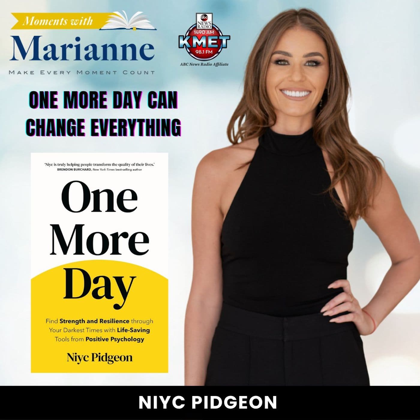 One More Day with Niyc Pidgeon - Moments with Marianne cover