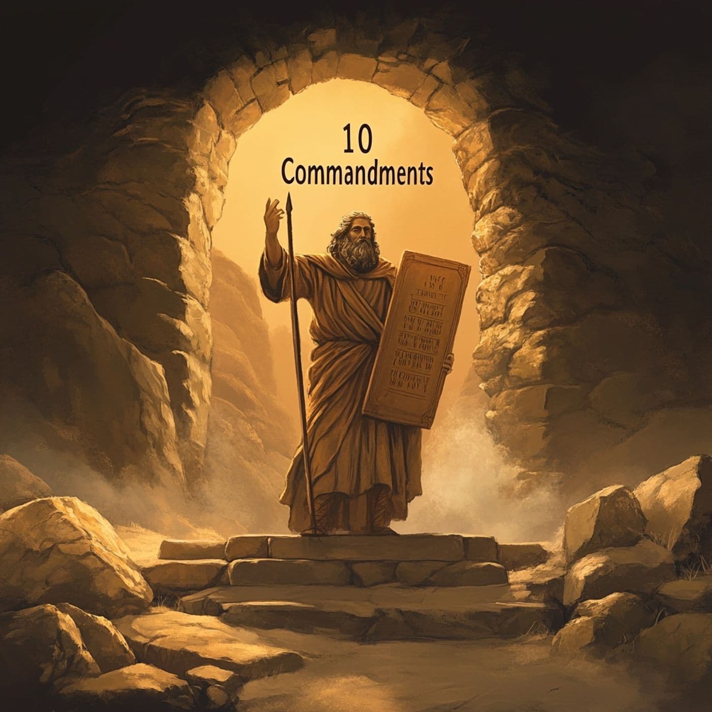 10 Commandments podcast introduction - 10 Commandments cover
