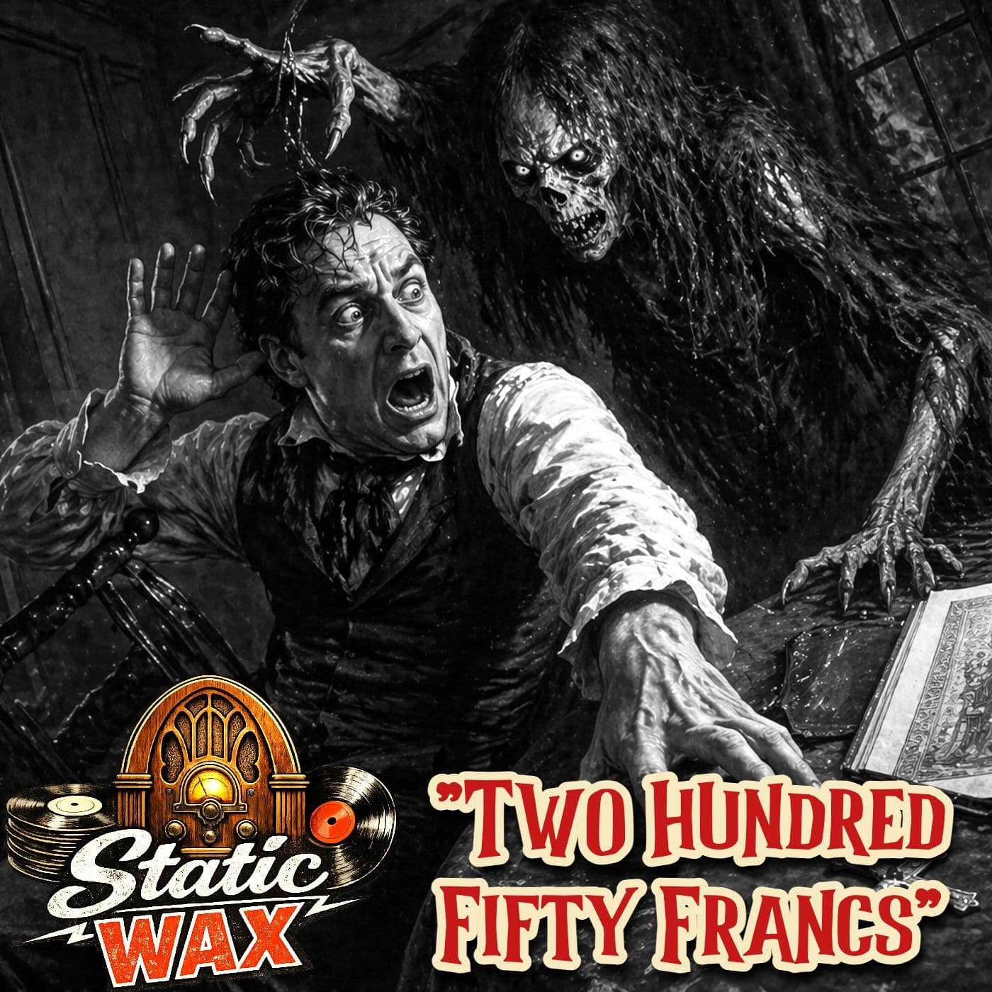 STATIC WAX, "Two Hundred Fifty Francs" - Retro Radio: Old Time Radio in the Dark cover