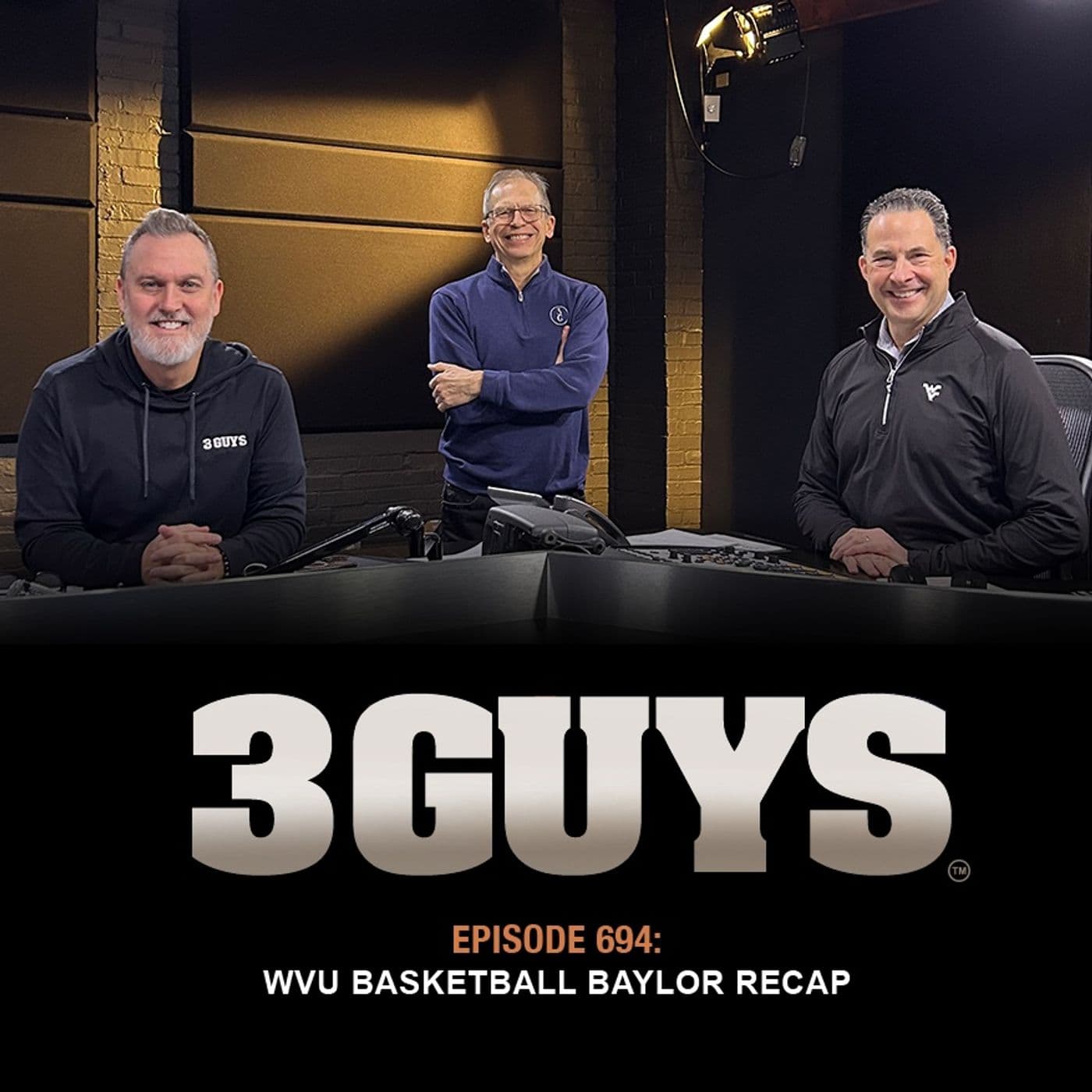 3 Guys Before The Game - WVU Basketball - Baylor Recap (Episode 694) - 3 Guys Before The Game cover