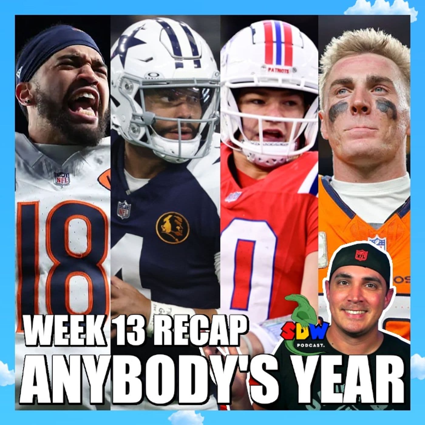 NFL Week 13 Recap: Anybody's Year - Super Dario World Podcast cover