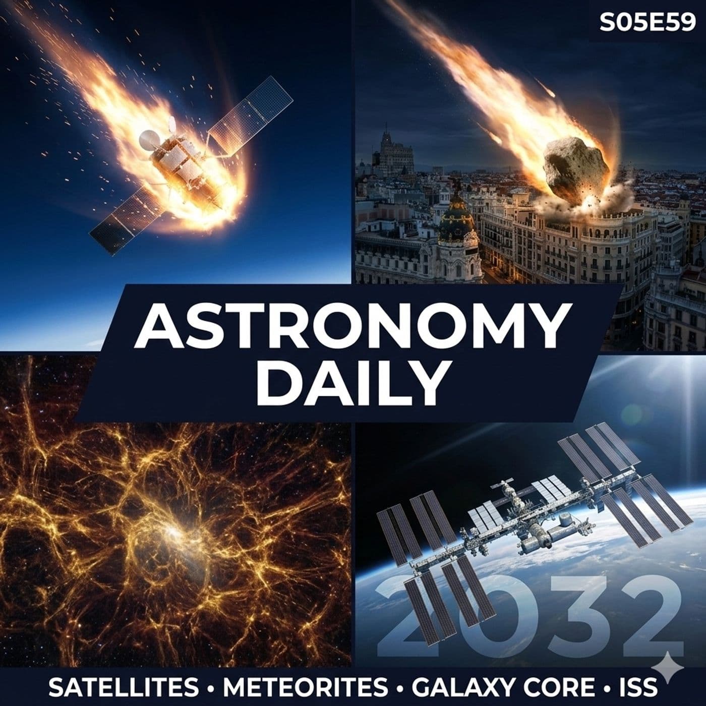 Satellite Down, Meteorite Strike, ISS Saved & More - Astronomy Daily: Space News Updates cover