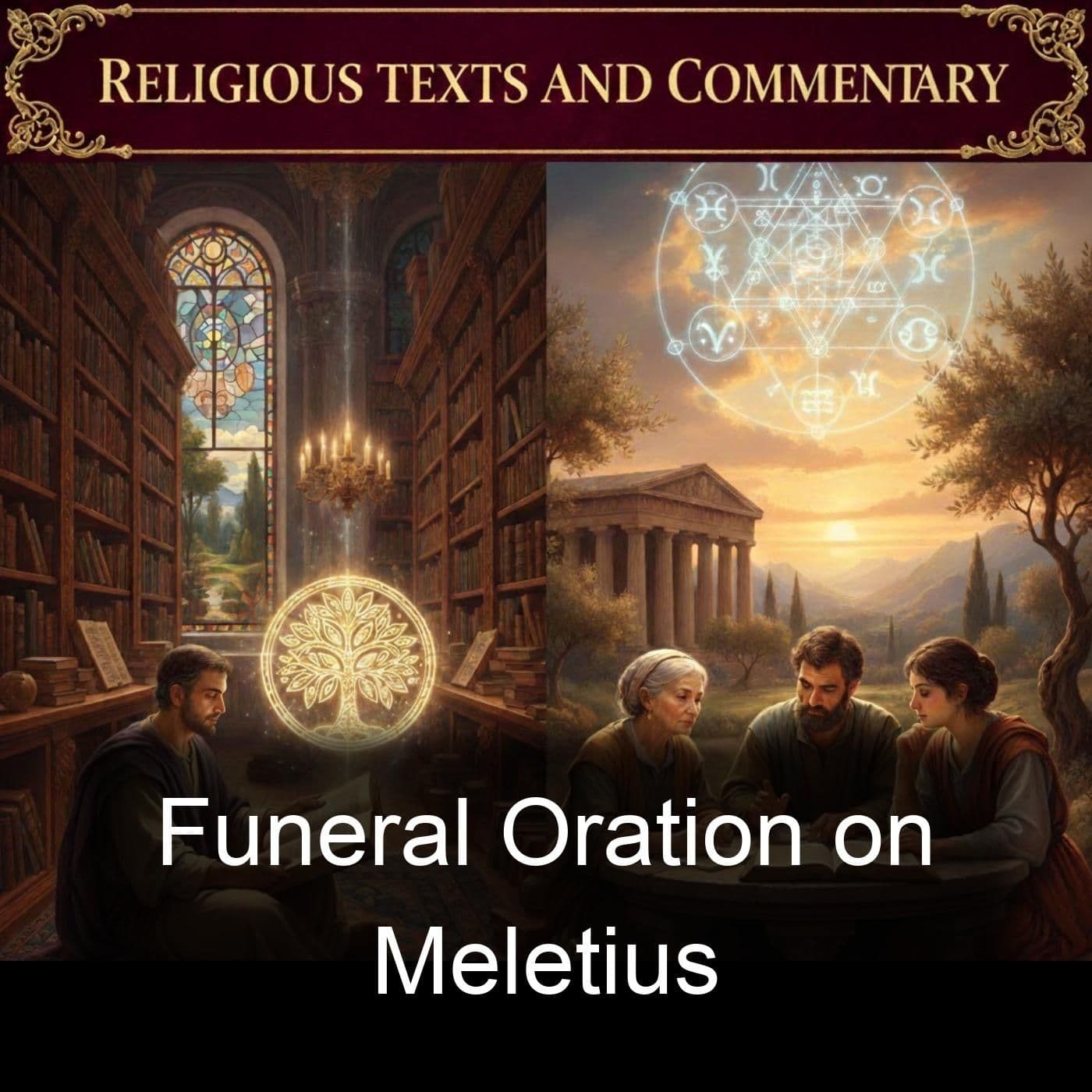 001 - Funeral Oration - Funeral Oration on Meletius cover