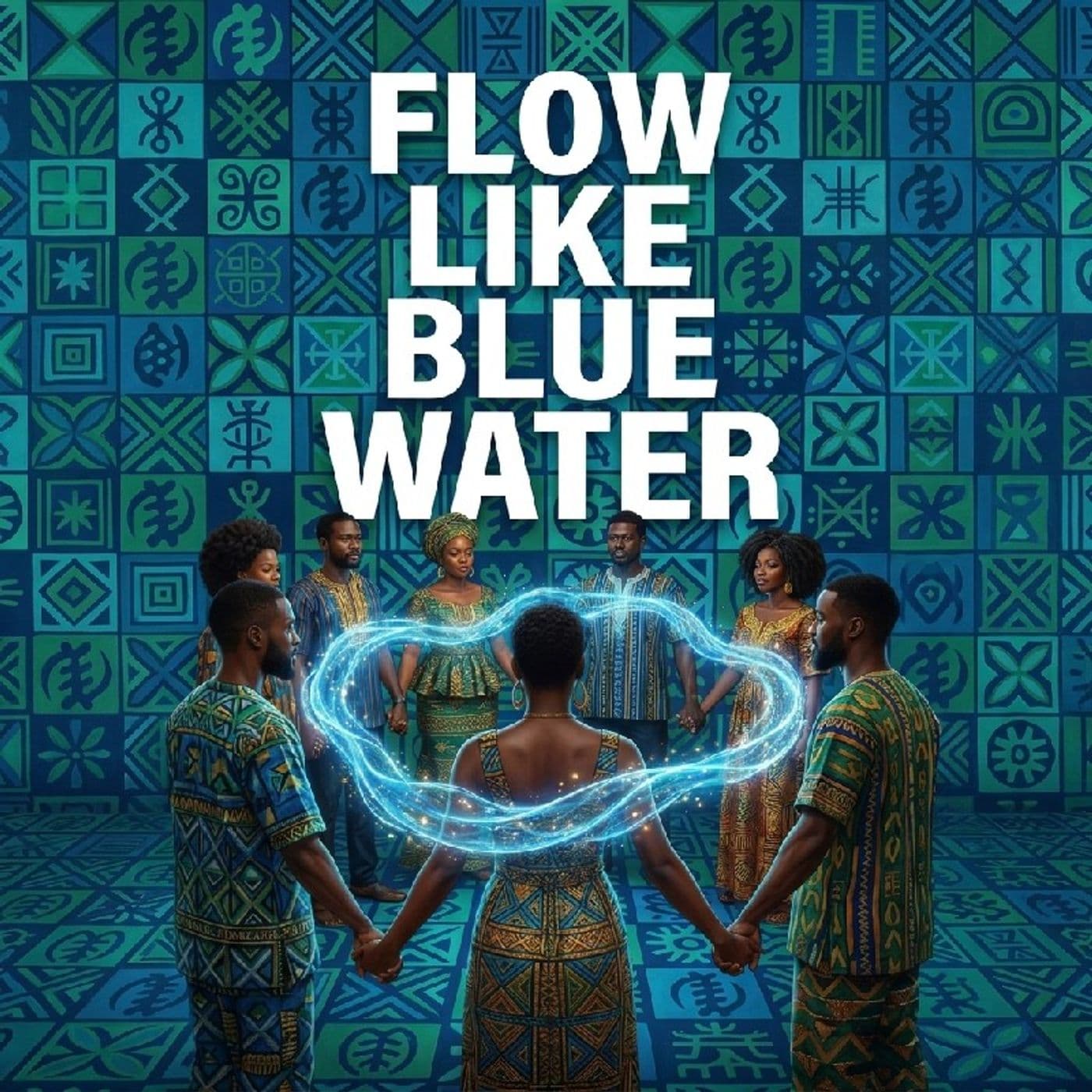 FLOW LIKE BLUE WATER — Tha Daily Spark cover