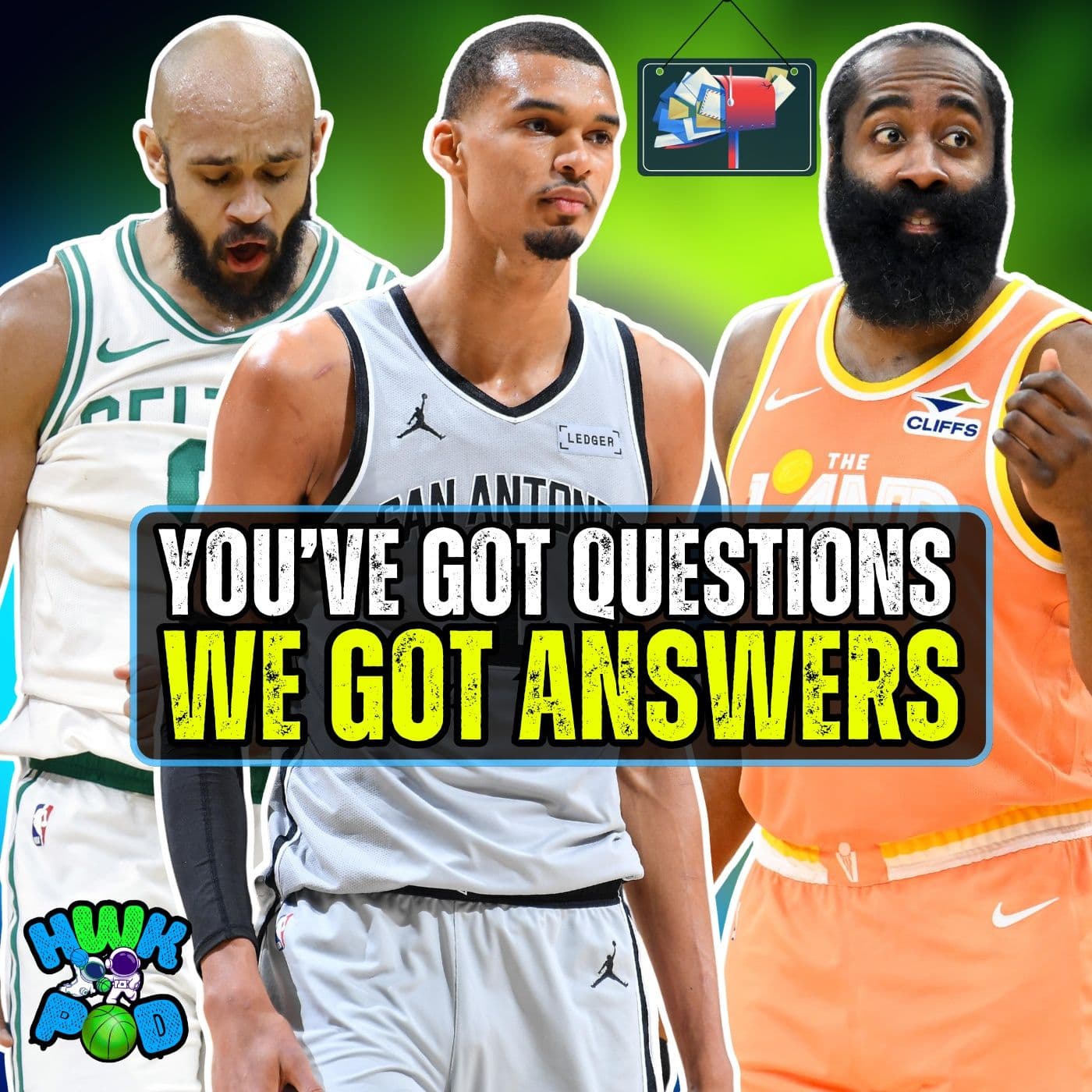 MAILBAG: Giannis Rumors, Pistons Outlook, NBA Superpowers, The Next Derrick White - Hardwood Knocks: An NBA Podcast cover