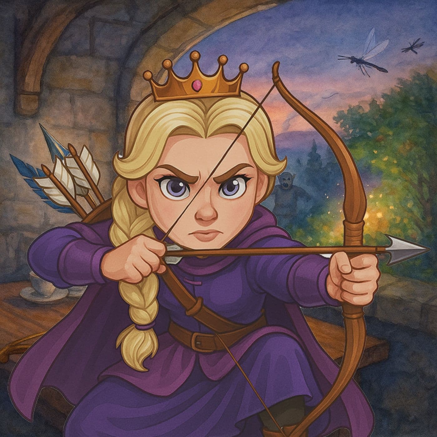 Aiming the Ogre Slayer Arrow - Bedtime Stories - Princesses! cover