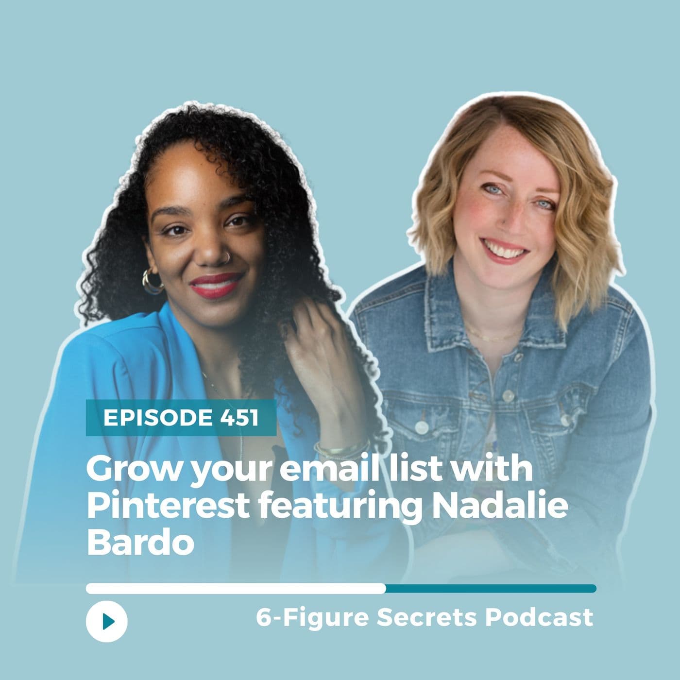 EP 452 | Grow your email list with Pinterest featuring Nadalie Bardo - Email Empire with Allison Hardy cover