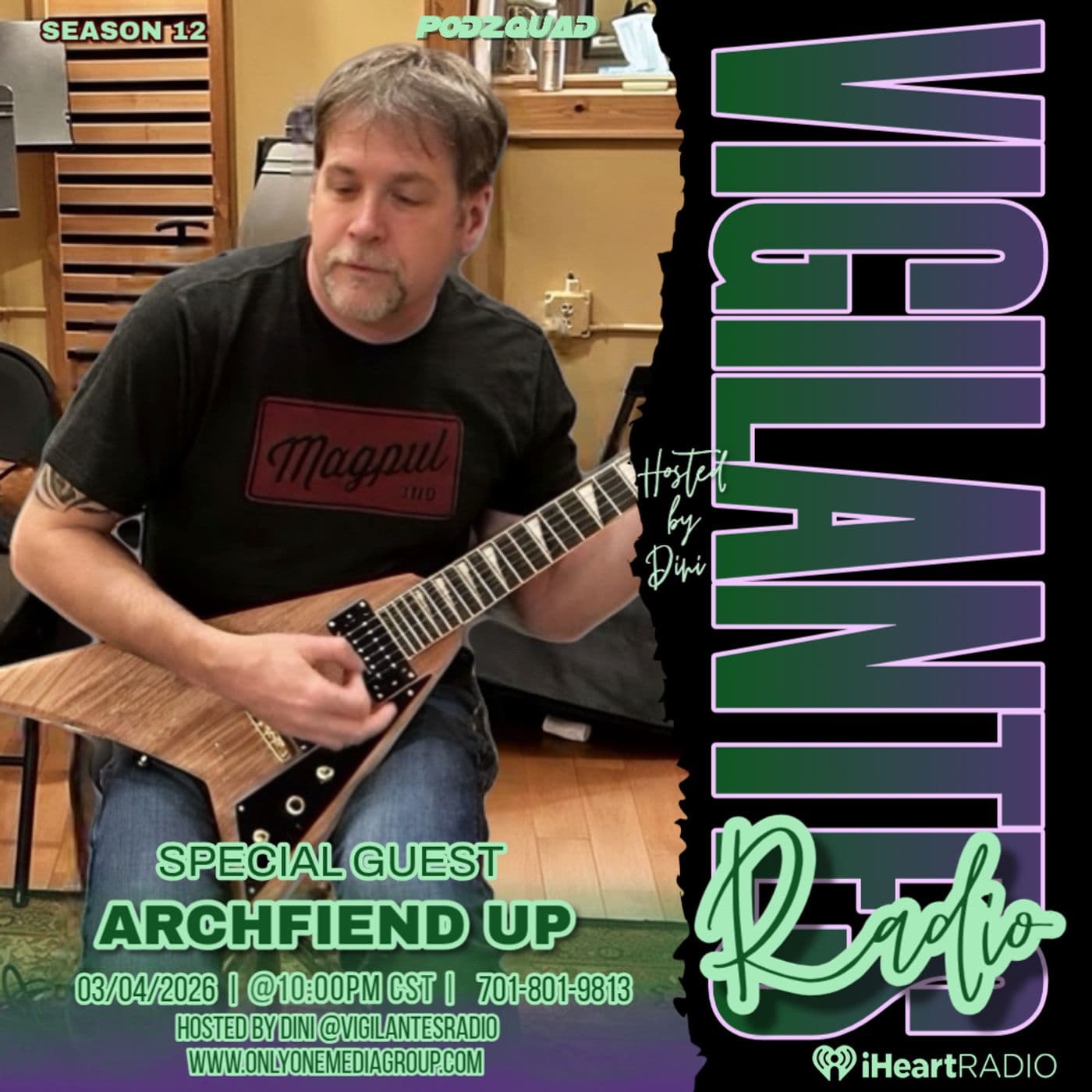 The Archfiend UP Interview w/Brian Lafave. - Vigilantes Radio Live! cover