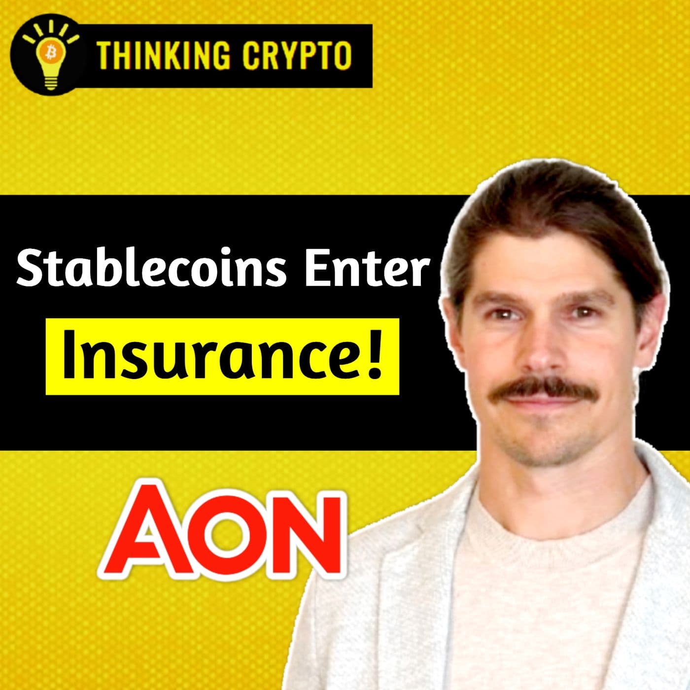 This Global Insurance Broker is using Stablecoins & Blockchain! with Glenn Morgan - Thinking Crypto News & Interviews cover