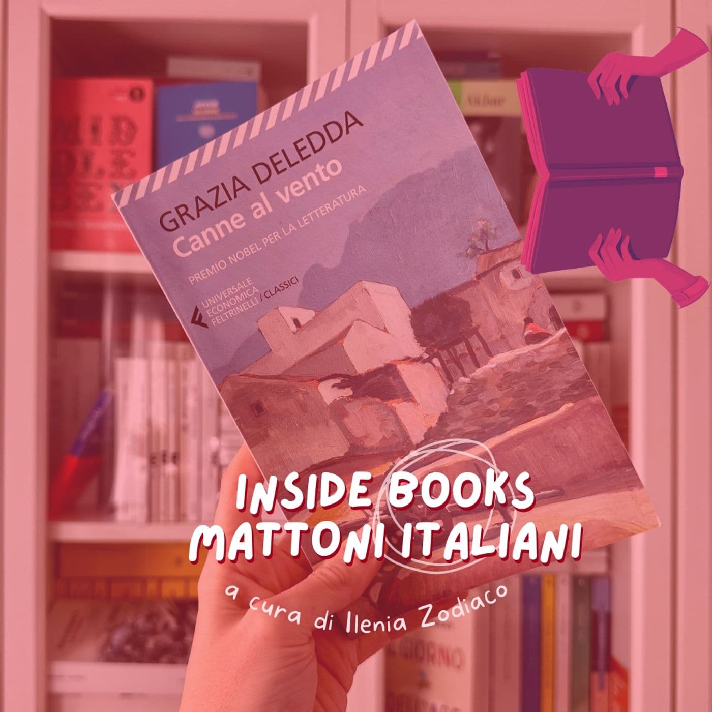 Canne al vento di Grazia Deledda - Mattoni Italiani - Inside books cover