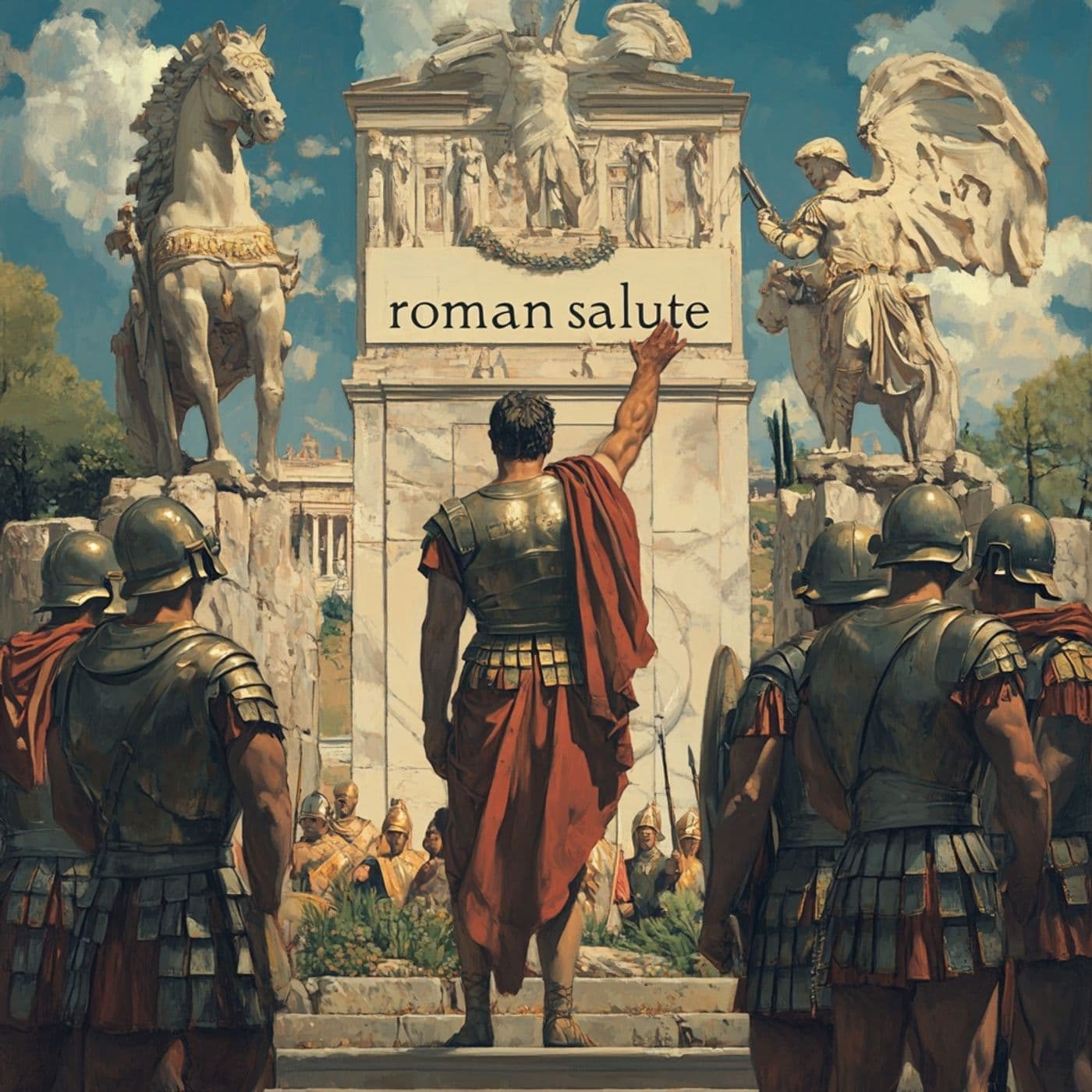 The Accidental Salute - Roman Salute cover