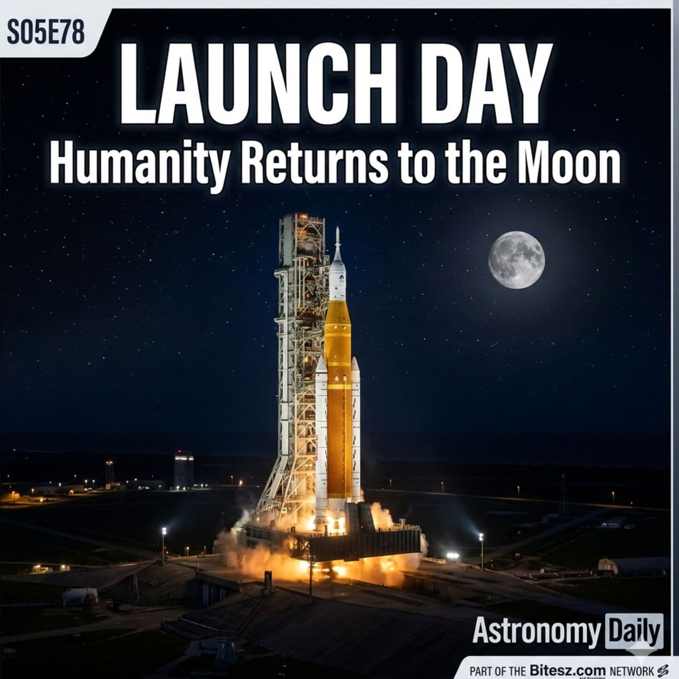 'Hey, Let's Go to the Moon' — Artemis II Launch Day - Astronomy Daily: Space News Updates cover