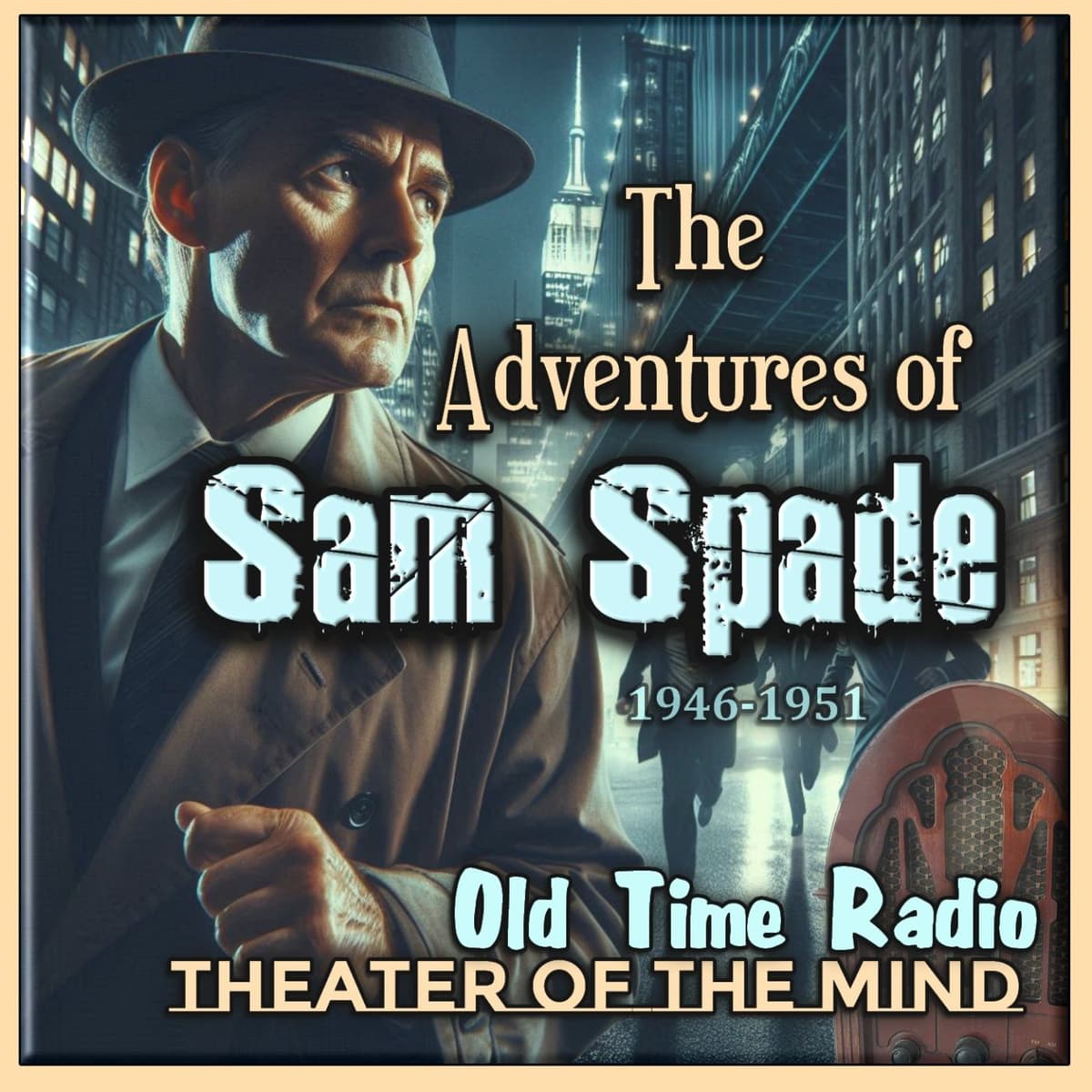 The Queen Bee Caper - Sam Spade | 07/10/1949 (Ep159) - Old Time Radio Crime & Detectives cover