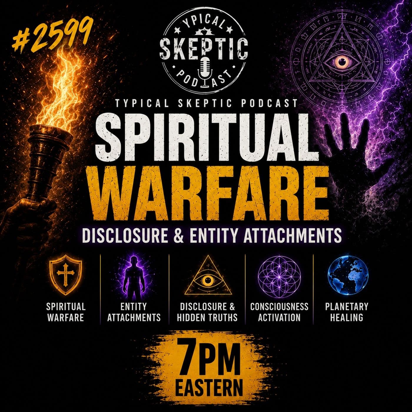 Spiritual Warfare, Disclosure & Entity Attachments - Katie Bishop - Typical Skeptic Podcast #2599 — Typical Skeptic Podcast cover
