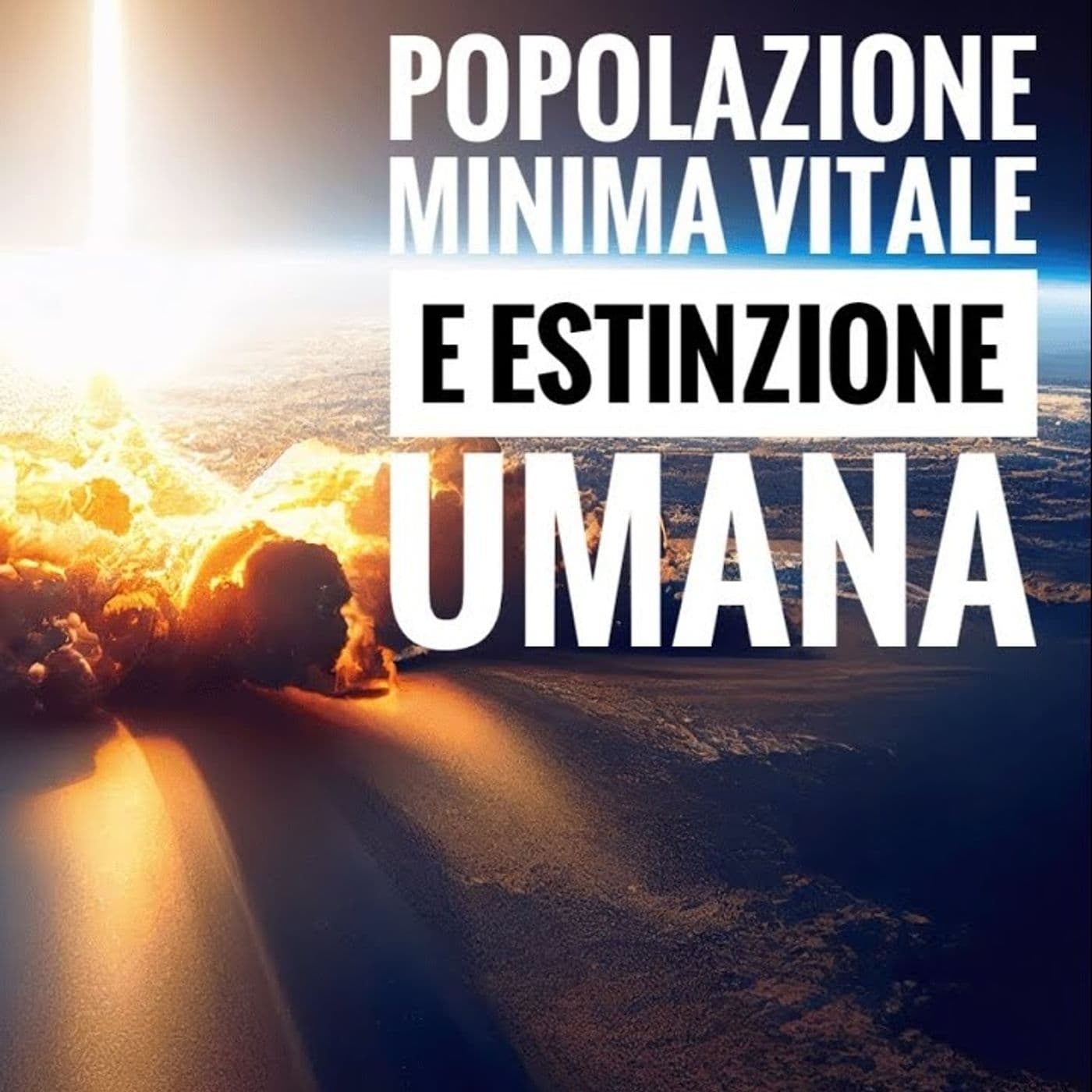 Estinzione Umana e popolazione minima vitale - Enrico Baccarini - Enigma cover