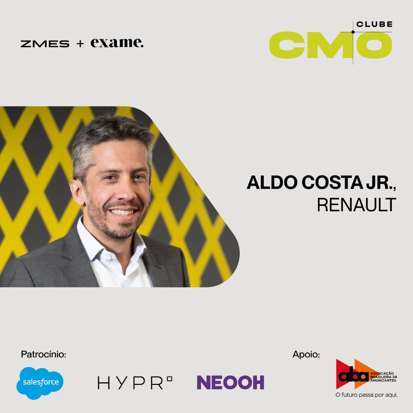 Aldo Costa Jr., CMO da Renault, fala sobre a transformação global da marca e revela planos futuros para o Brasil. - Clube CMO cover