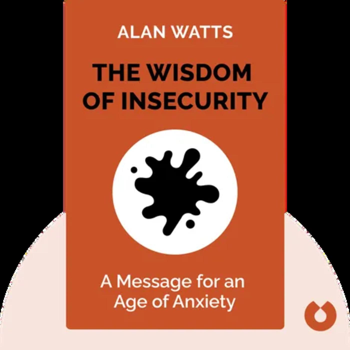 THE WISDOM OF INSECURITY - Quick Reads cover