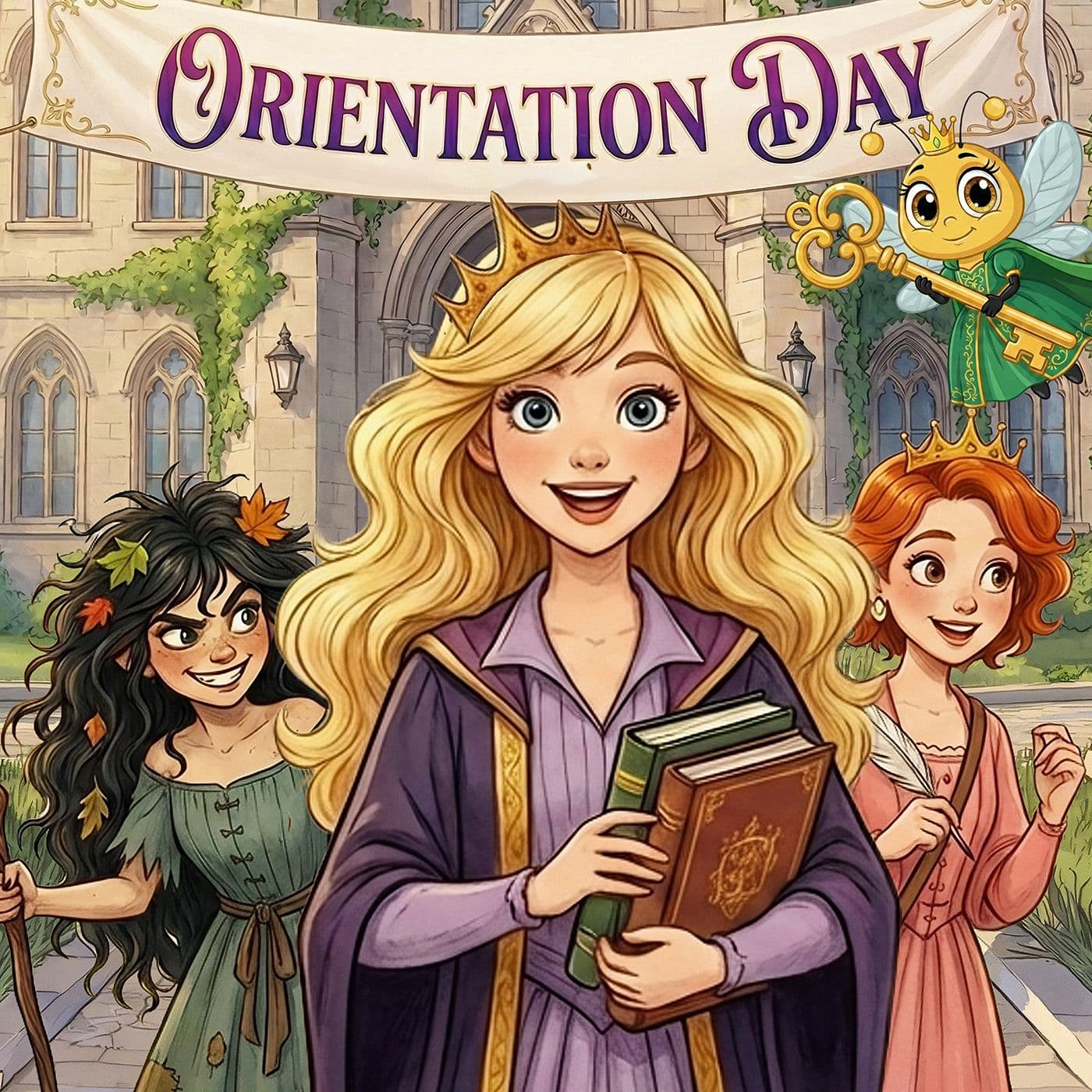 Welcome BACK to the Princess Academy! - Bedtime Stories - Princesses! cover