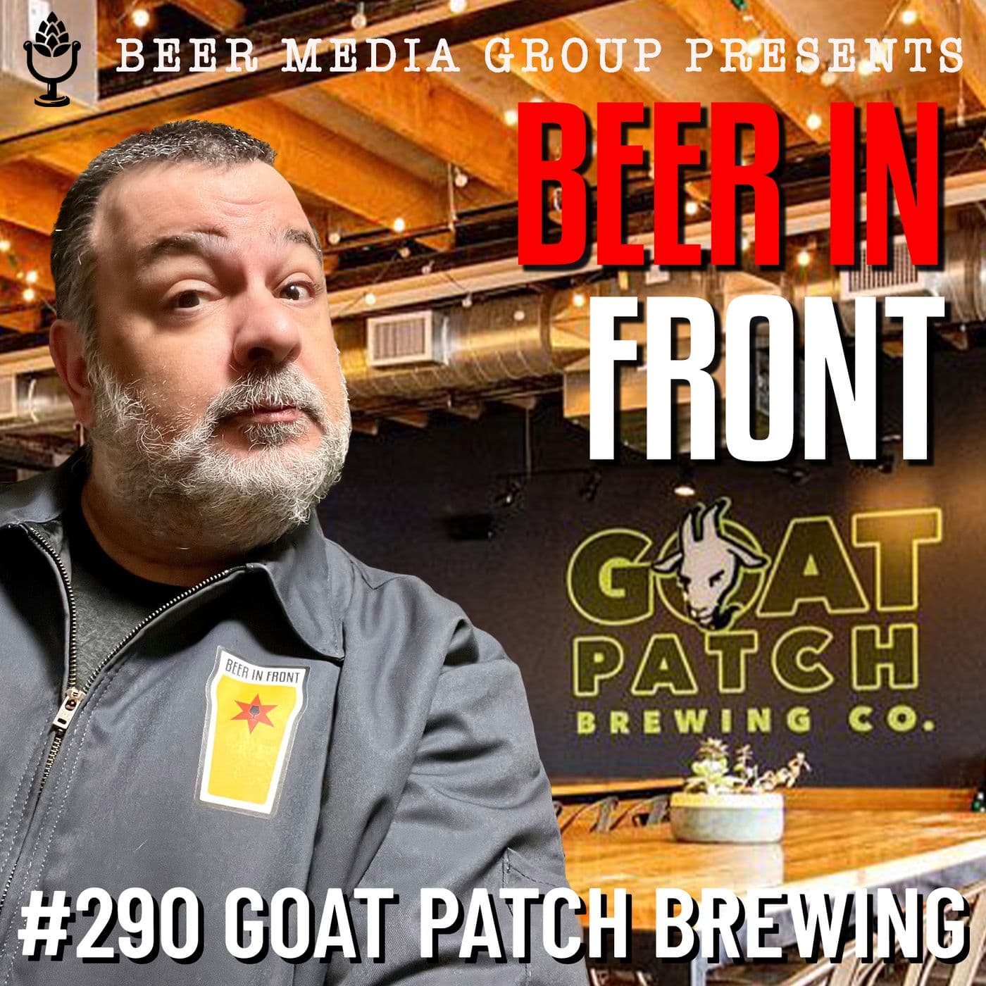 290 Goat Patch Brewing - Beer In Front cover