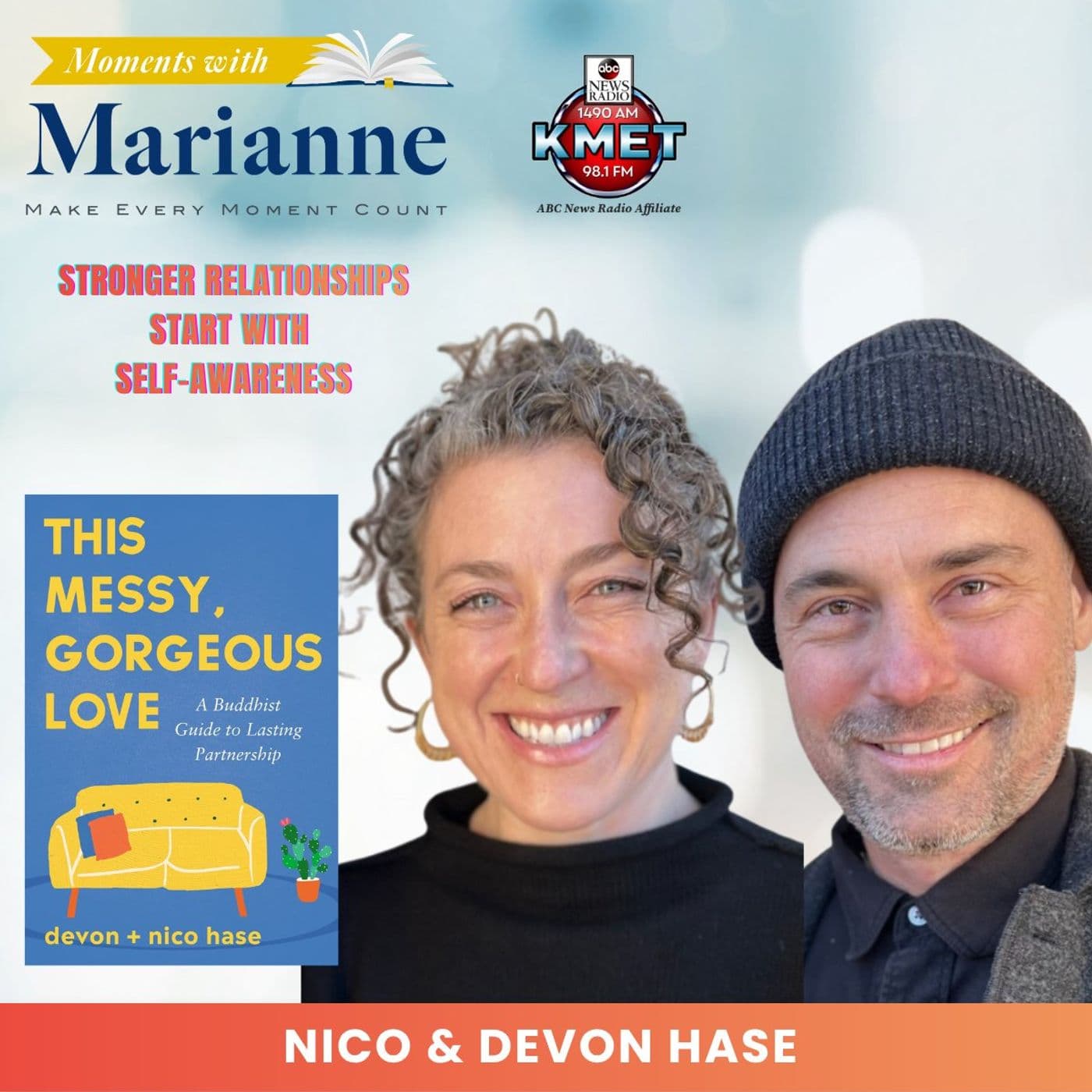 This Messy, Gorgeous Love with Devon & Nico Hase — Moments with Marianne cover