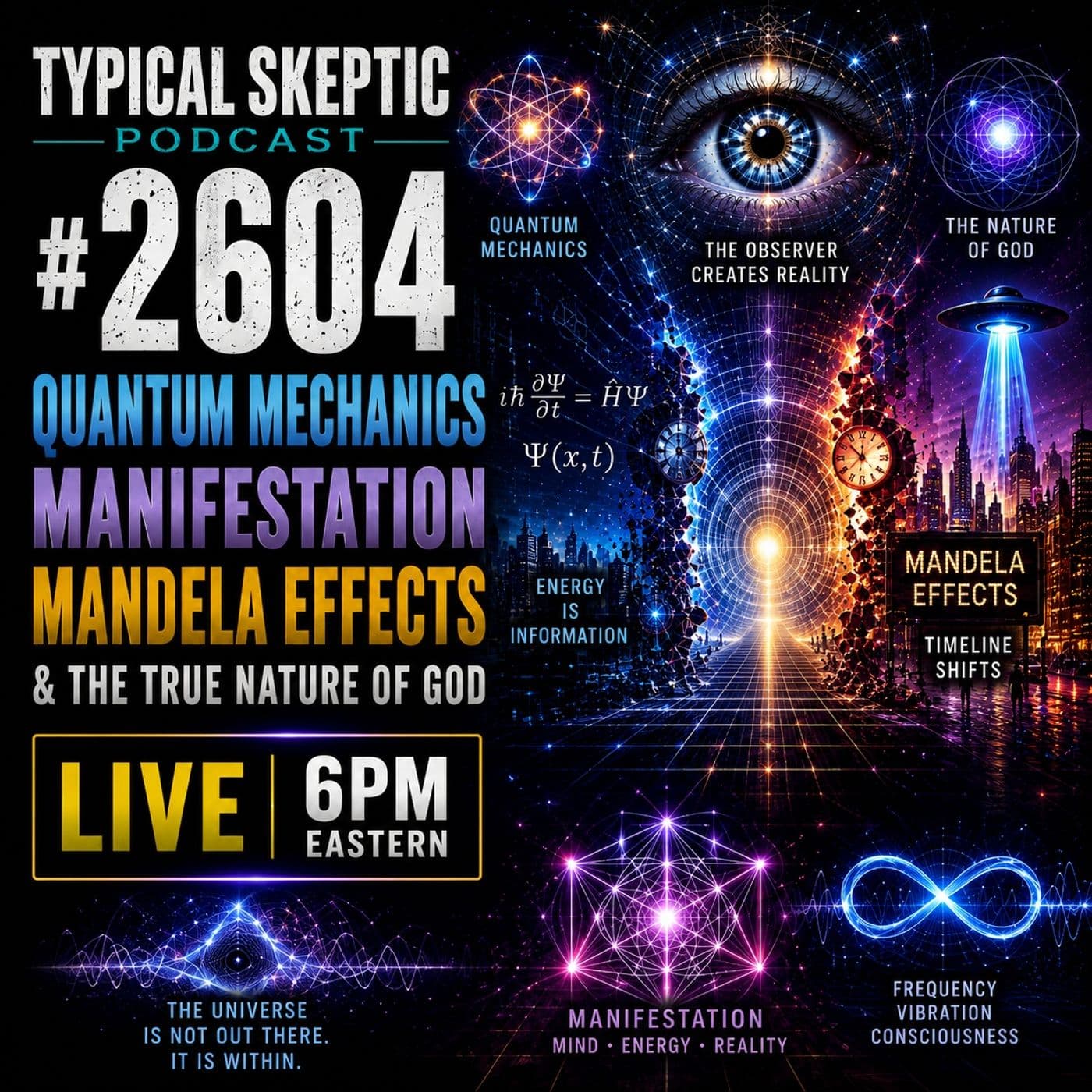 Quantum Mechanics, Mandela Effects, Enlightenment - Peter Jennings- TSP # 2604 — Typical Skeptic Podcast cover